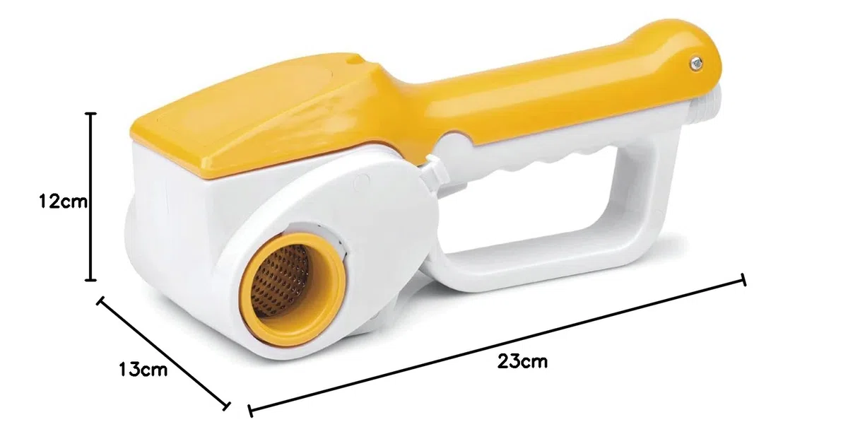 Grattugia elettrica ricaricabile doppio rullo per formaggio cucina casa HM-6112