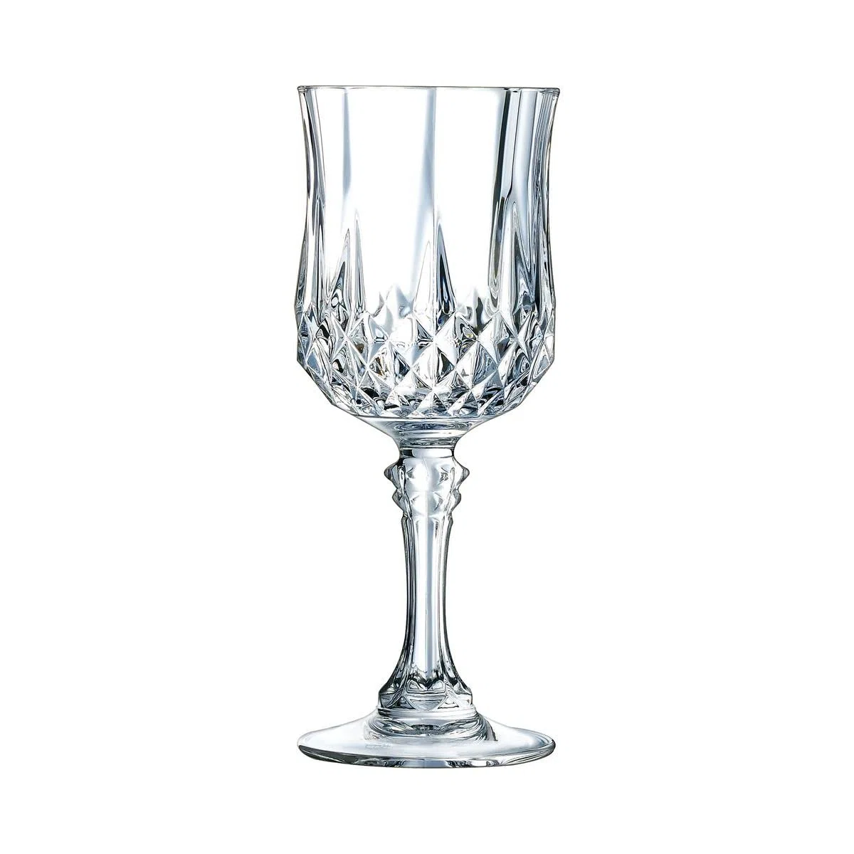 Eclat Cristal D'Arques Longchamp, bicchiere da vino, in cristallo, 17 cl, confezione da 6