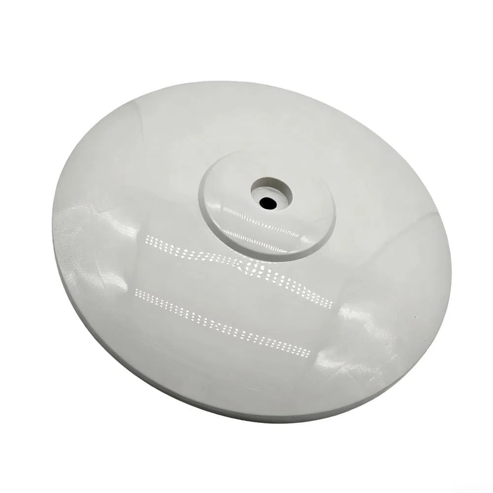 Base per ventilatore da pavimento, base rotonda in plastica, stabile, ponderata, anti-ribaltamento, ricambio sia per uso residenziale che commerciale (bianco)