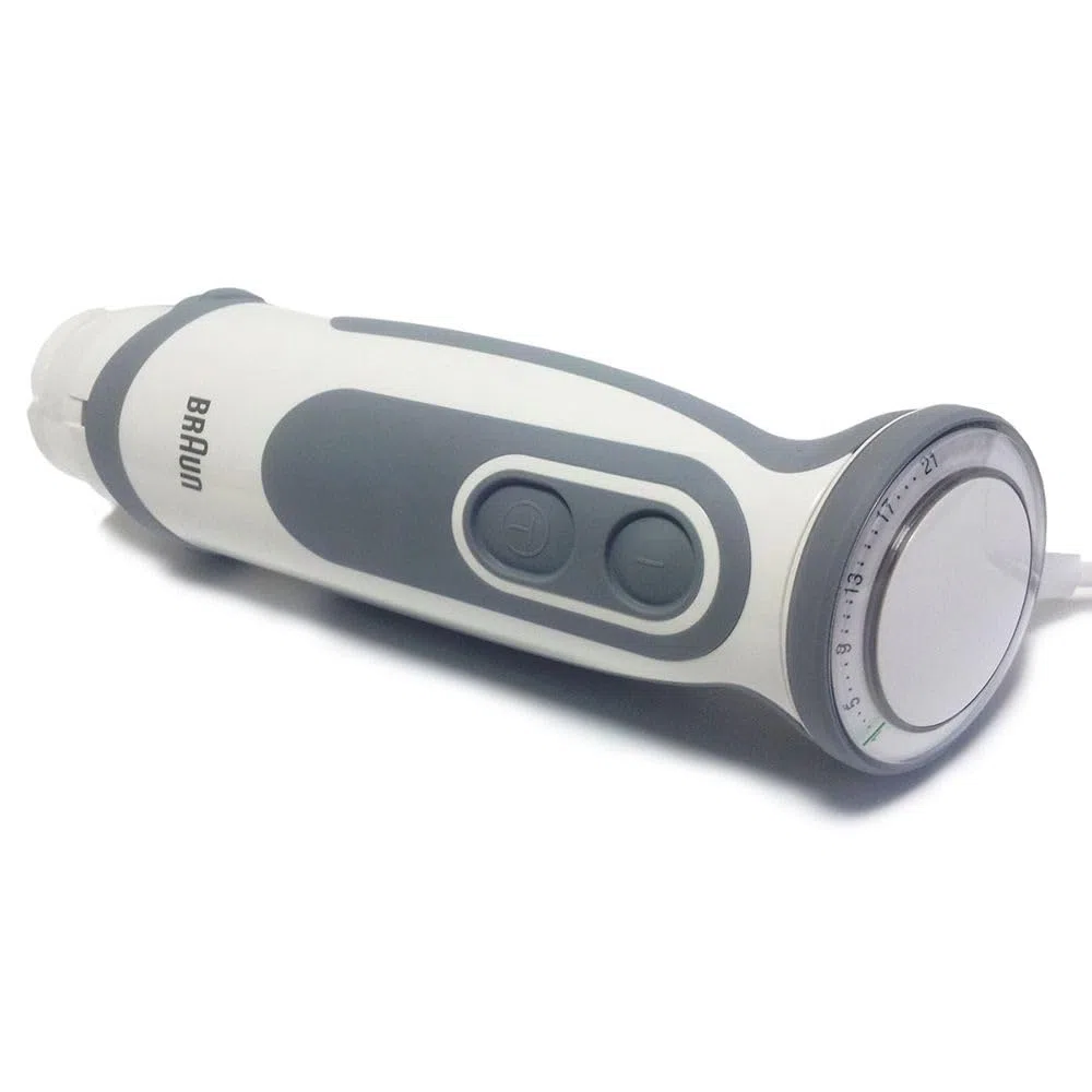 Corpo Motore Per Braun Multiquick e Minipimer Mr 6500 Bianco egrigio