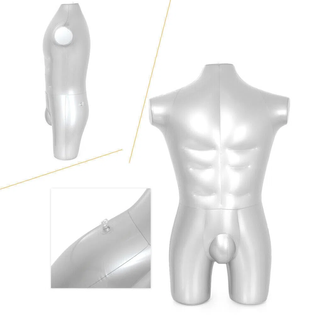 Manichino gonfiabile, manichino modello Torso, 84 cm