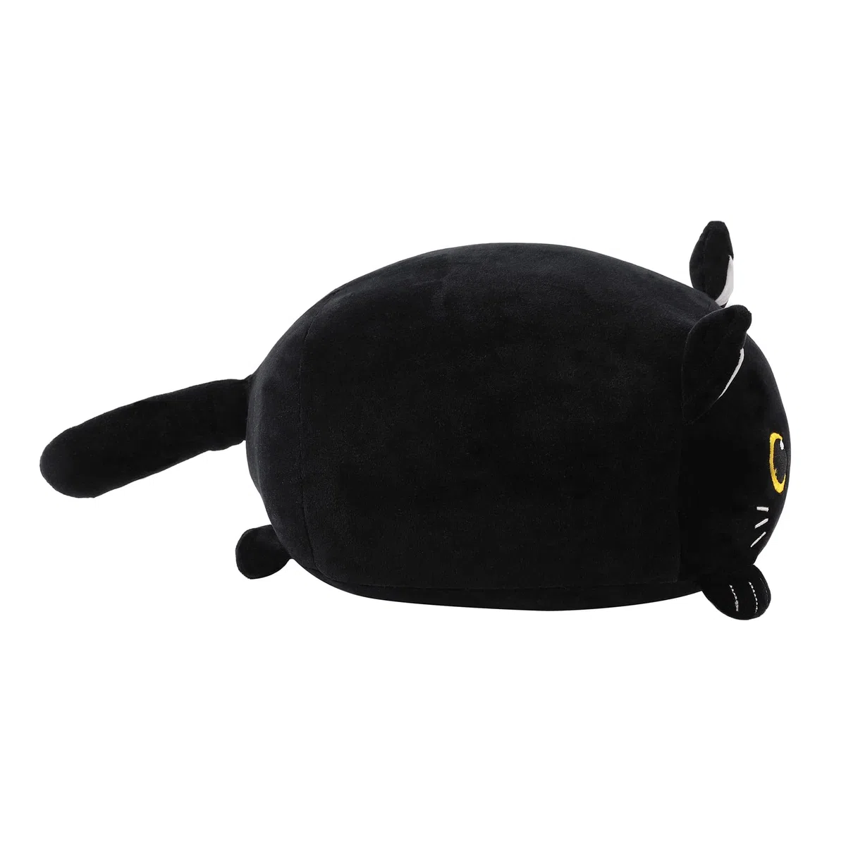 I-TOTAL® - Cuscino decorativo simpatico per letto/divano morbido, Cuscino soffice relax animali carino per soggiorno (BLACK CAT)