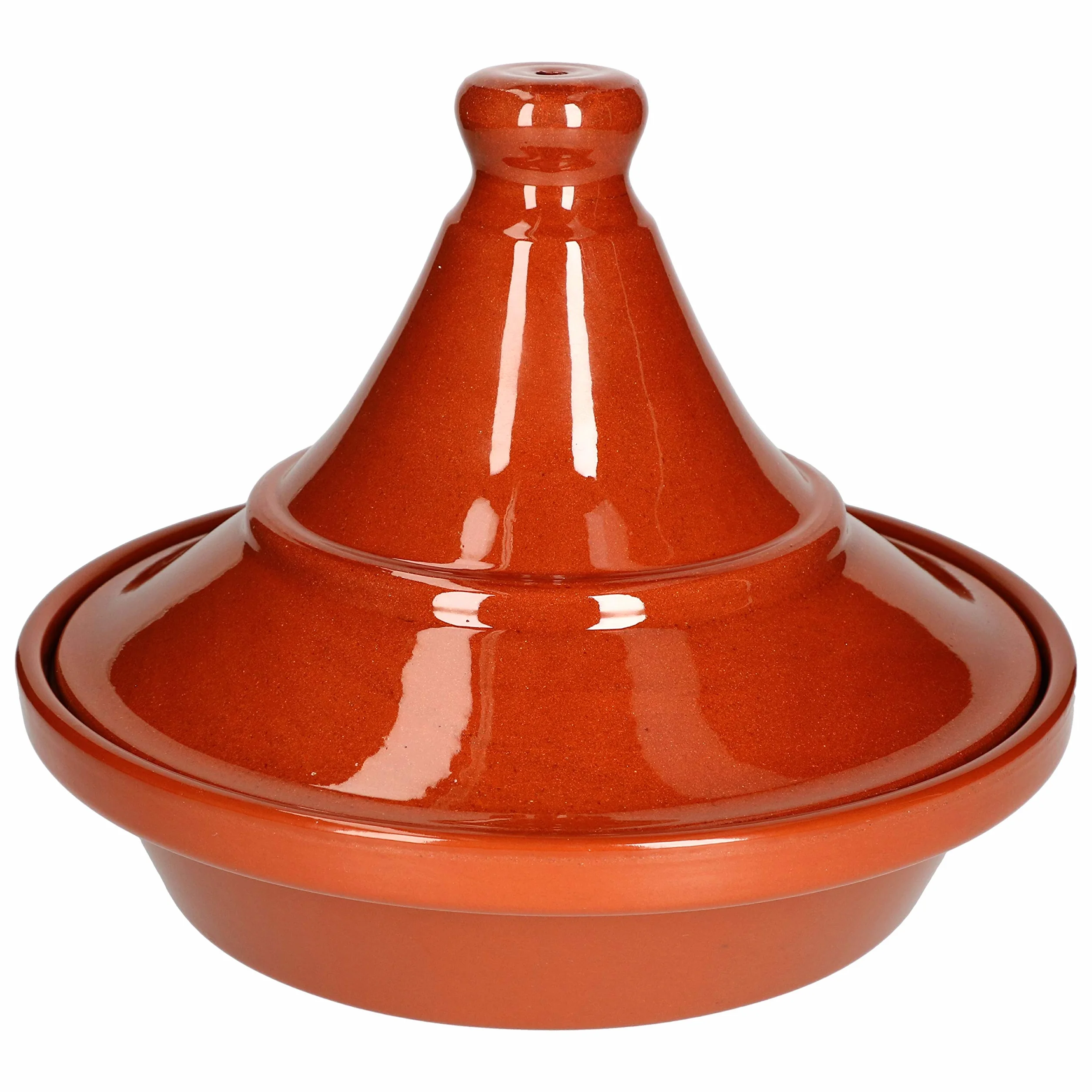 MamboCat, Casseruola, Tajine, 2 litri, pezzo unico lavorato a mano, smaltato
