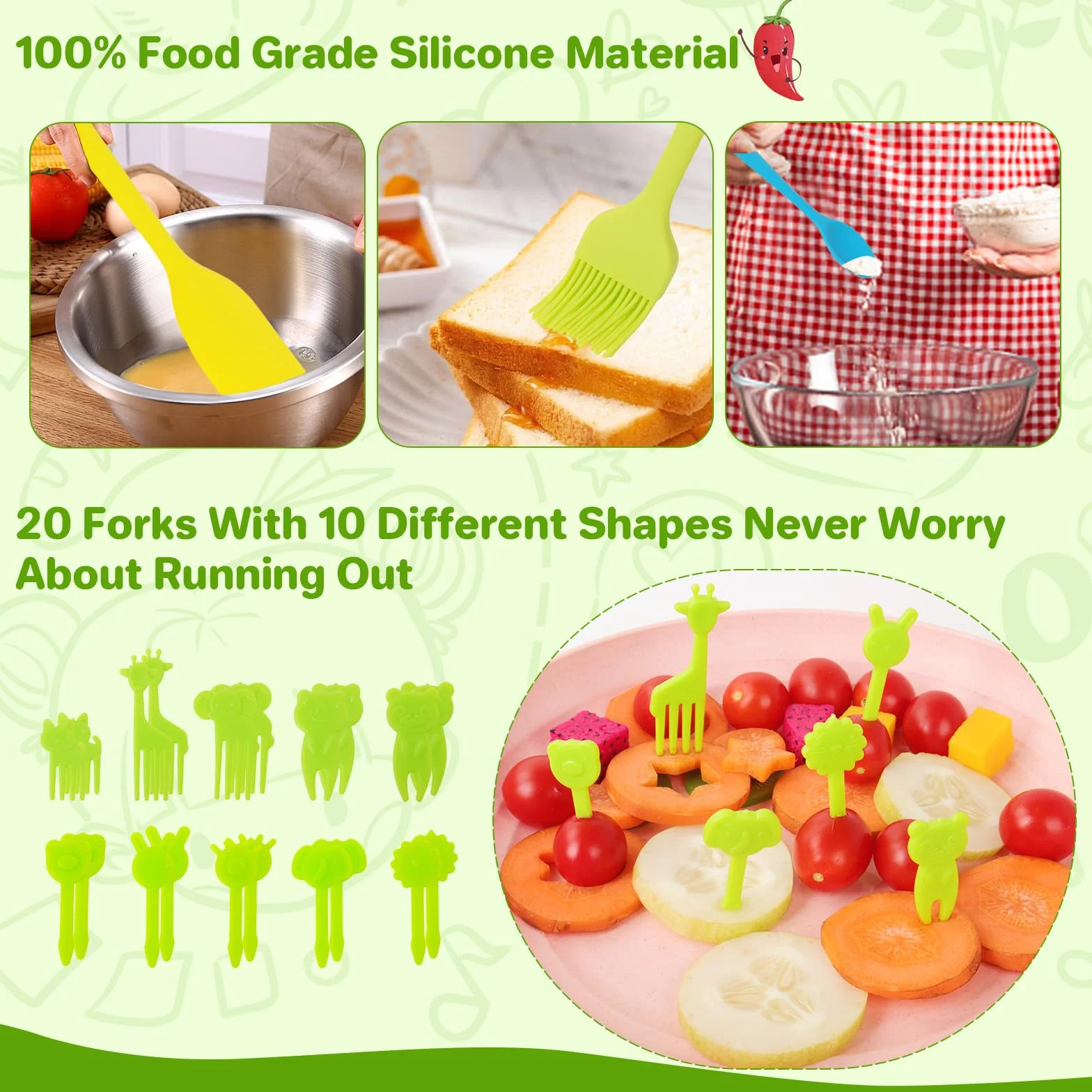 BEBOAN Set di 43 coltelli per bambini per una vera cucina, utensili da cucina Montessori per bambini di età 2-4 5-7 6-8 anni, set da cucina in plastica per bambini con coltello sicuro, taglierina