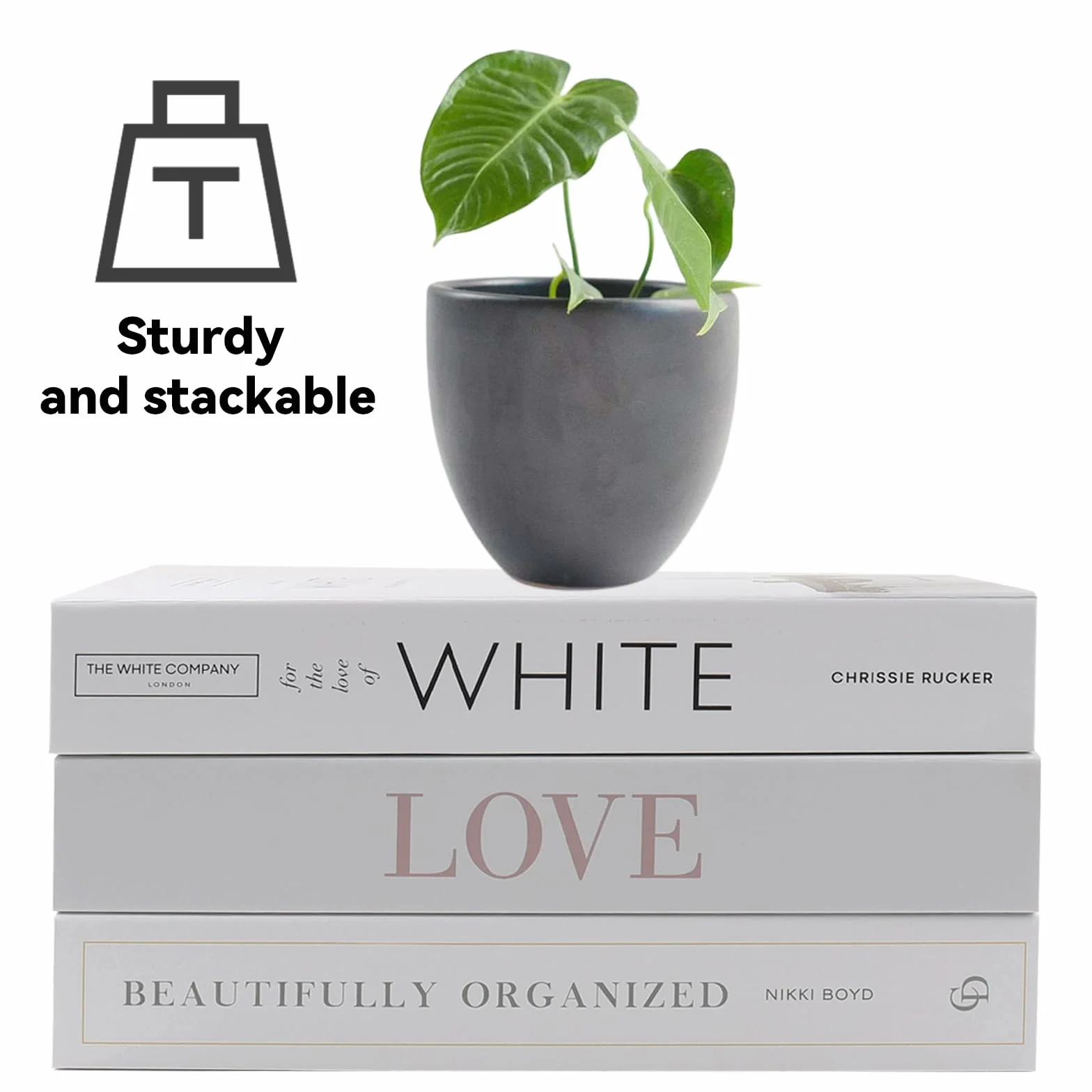 Set di 3 Libri Decorativi Pieghevoli, Finti Libri di Decorazione per Arredi Moderni per Casa, Libreria, Tavolino, Scaffali, Ufficio