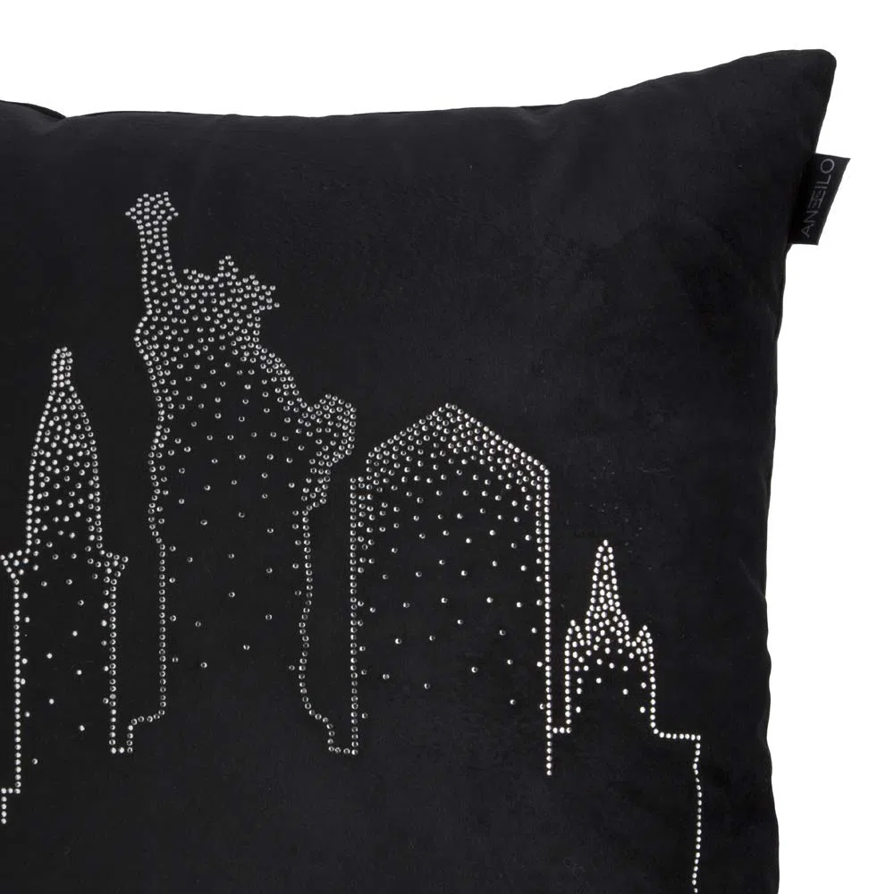 Federa cuscino ANTILO NY Luxury 15 Nero New York (45 x 45 cm)