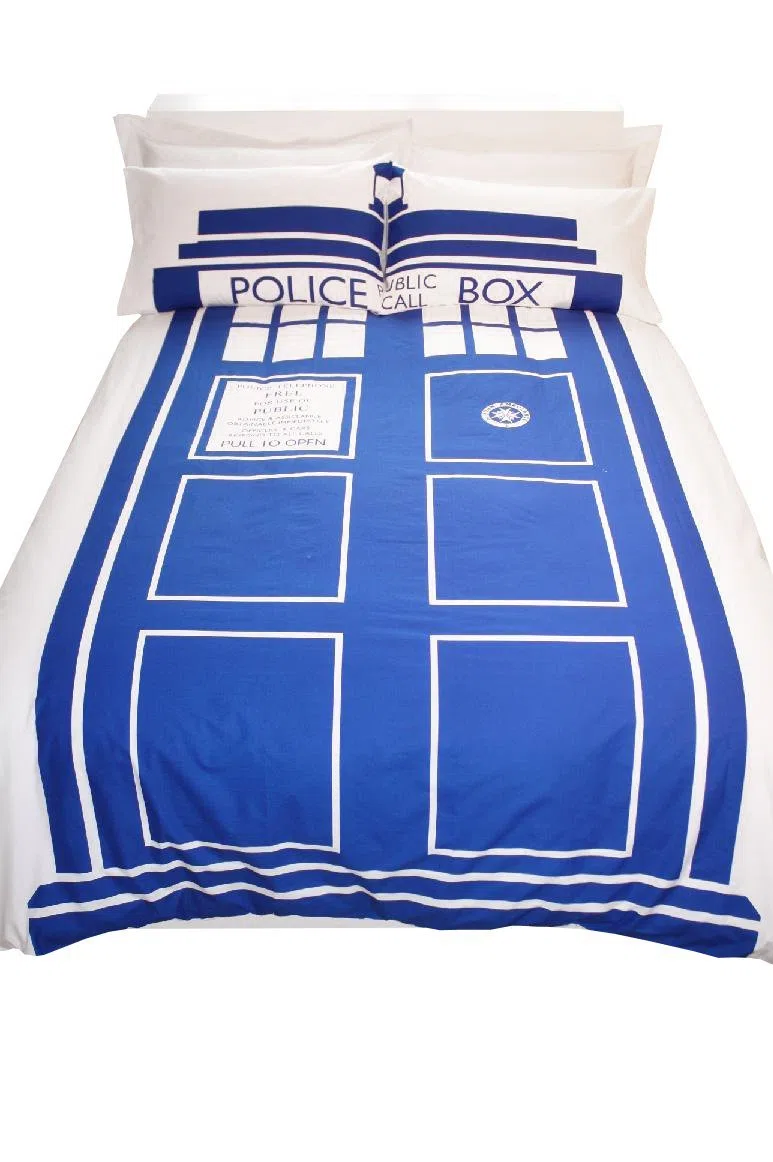 Doctor Who/Tardis - Completo Letto a Tema, Misura: Matrimoniale King Size