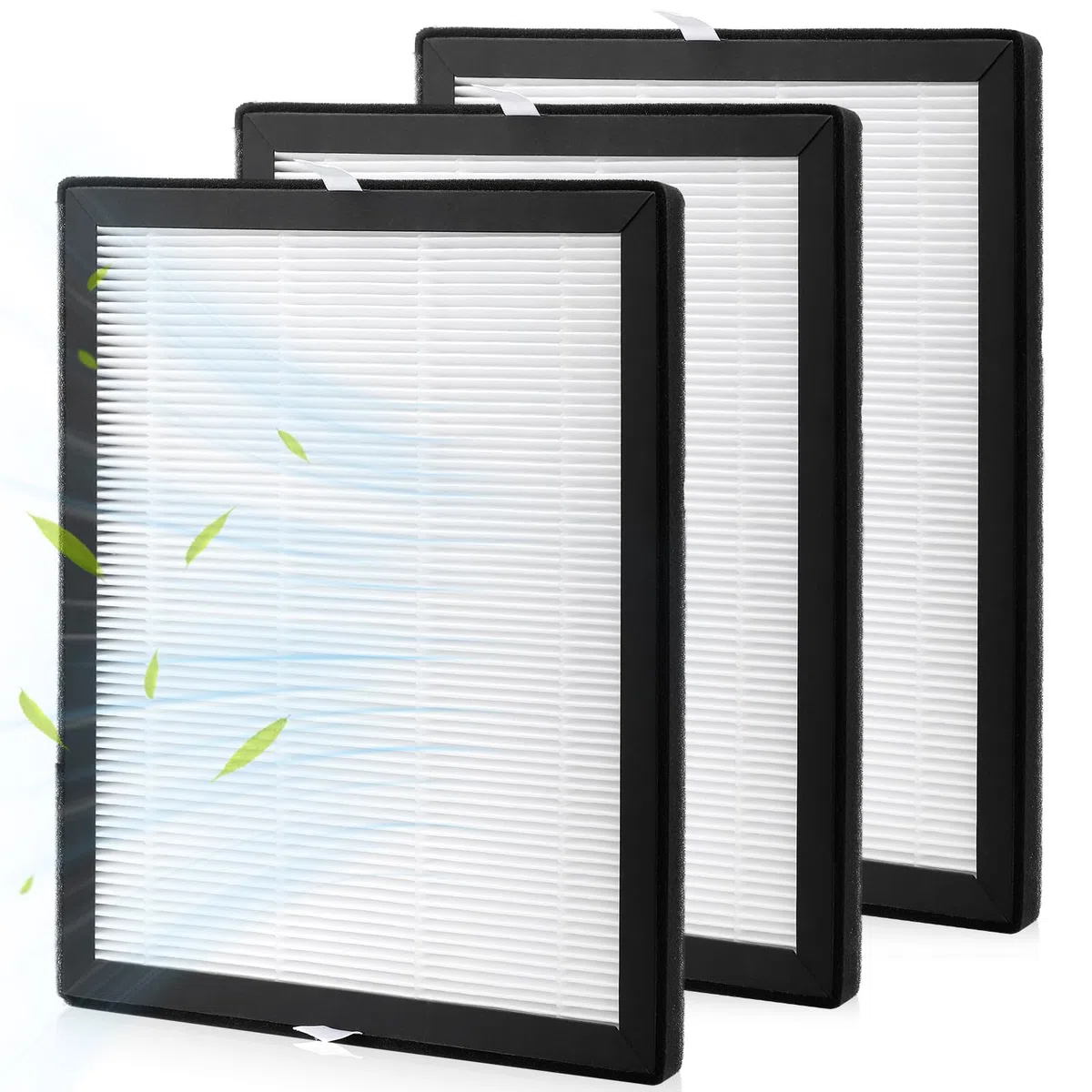 Kigniote Confezione da 3 filtri HEPA compatibili con MeacoDry Arete One 18L, 20L e 25L deumidificatore purificatore d'aria 2 in 1, 26 x 22 x 1,5 cm, non compatibile con deumidificatore Meaco 20L 20LE
