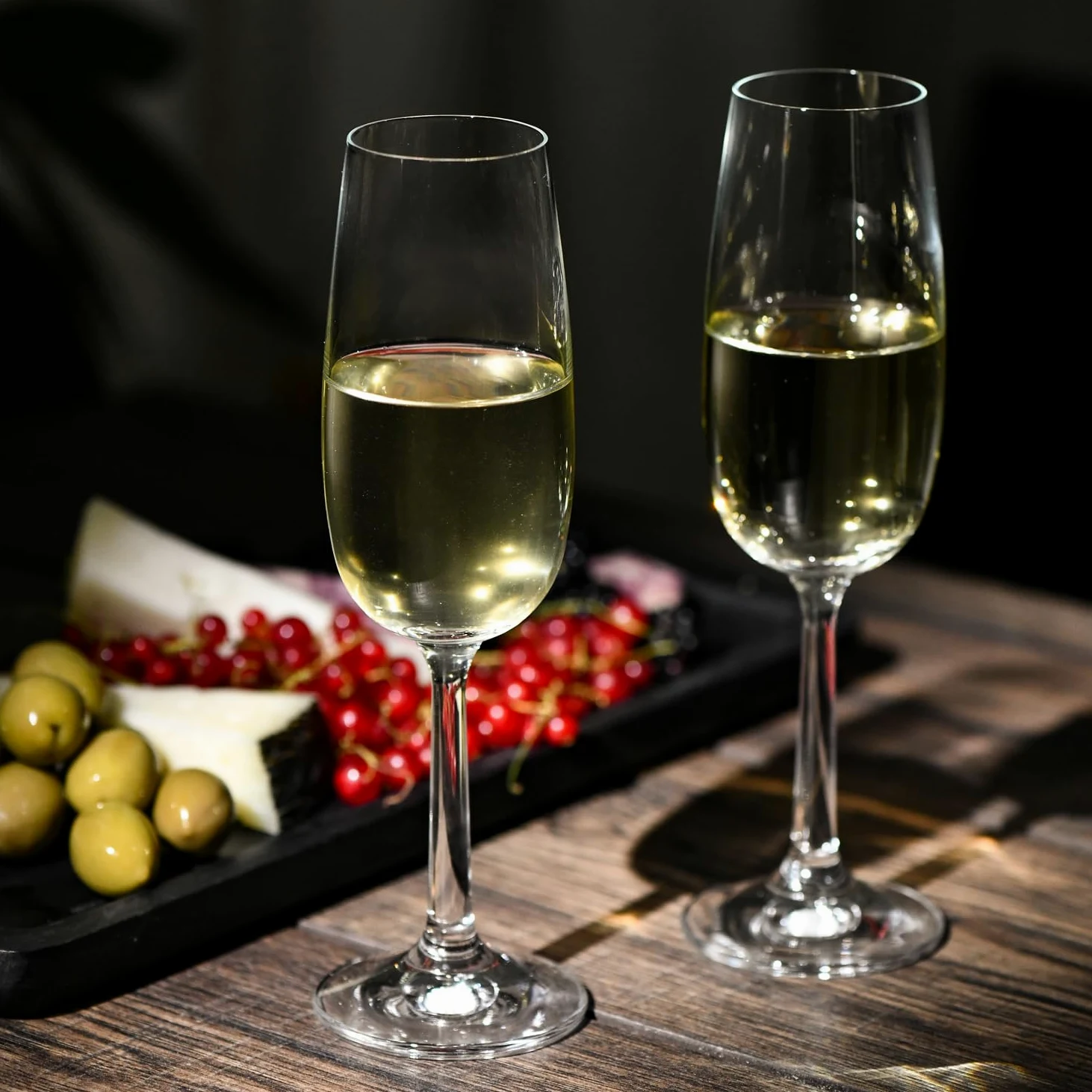 Krosno – Calici da Champagne e Prosecco 175 ml – Set da 6 Pezzi – Collezione Pure – Cristallo Senza Piombo – Stile Slanciato, Elegante e Senza Tempo