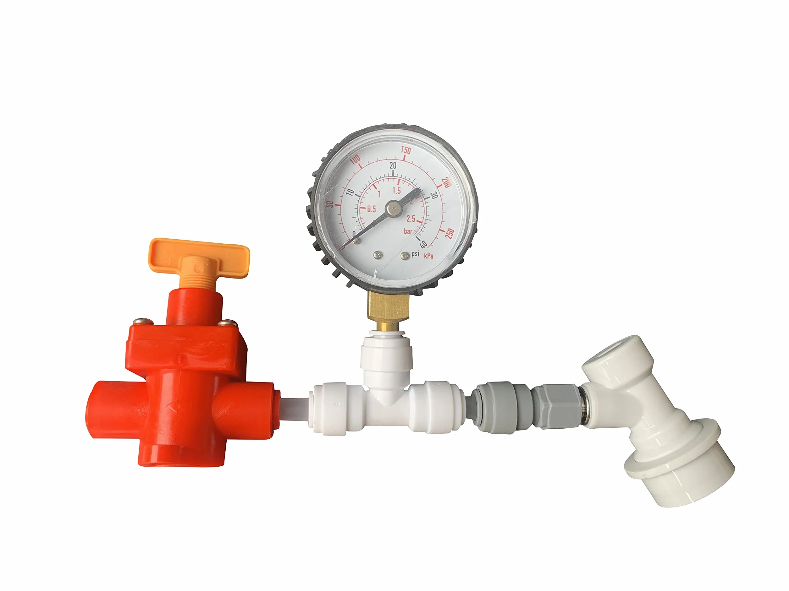 BlowTie Diaframma Ball Lock Keg Birra Spunding Valve Per La Birra Kit completo per la produzione di birra Casa Birra Spunding Valve Corny barile Fermento CO2 Valvola a pressione costante