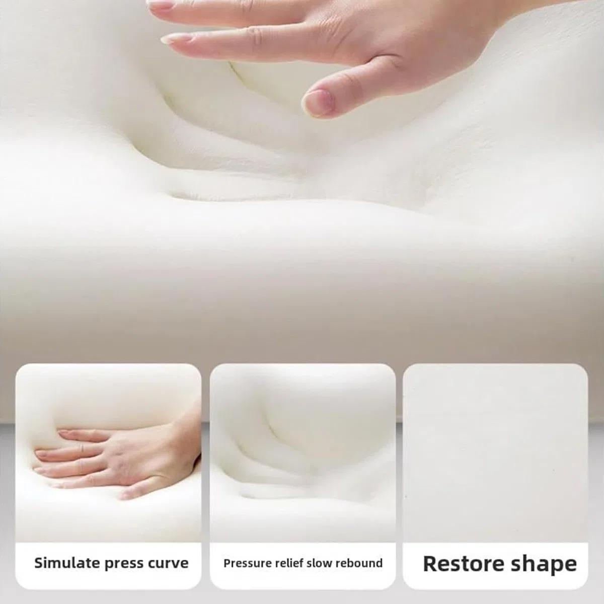 Cuscino per sedere per coppie, per donne incinte, design robusto, ideale per sedersi e sdraiarsi, cuscino a cuneo in memory foam, recupera dopo l'impatto, fornisce supporto per l'intimità (C)