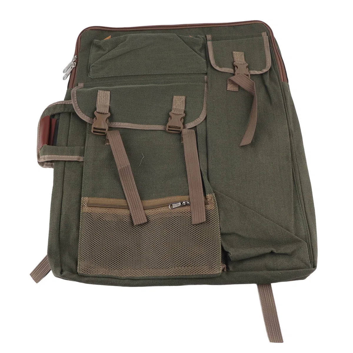 Cocoarm Borsa Artistica Grande Multifunzione Canva, Impermeabile, Borsa per Tavole da Disegno, Forniture Artistiche, 66 X 50 Cm (Grigio Cenere)
