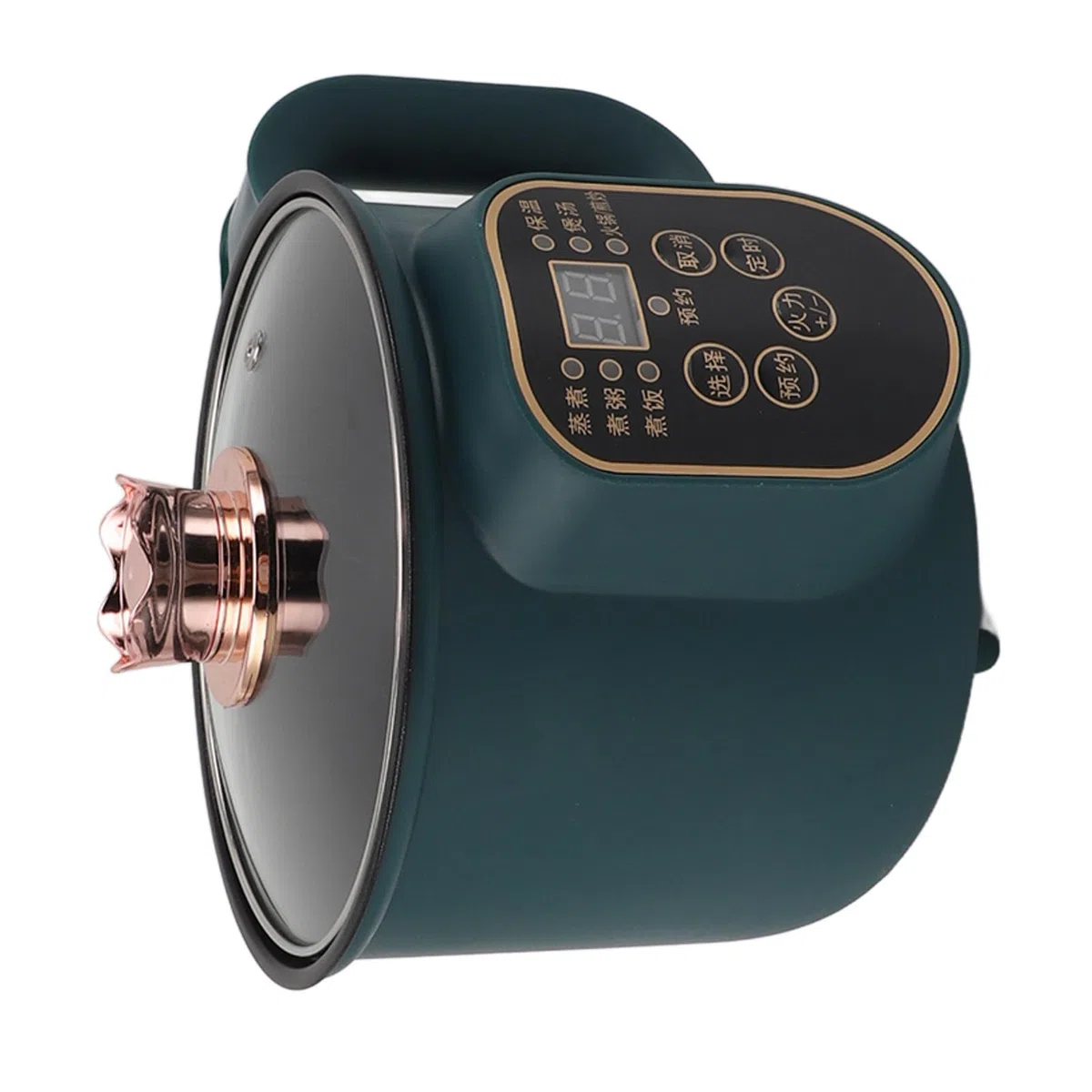 Mini Fornello Elettrico, Efficiente Pentola Elettrica Multiuso da 1,8 Litri per Cucina, Ufficio, Dormitorio (Spina europea 220 V)