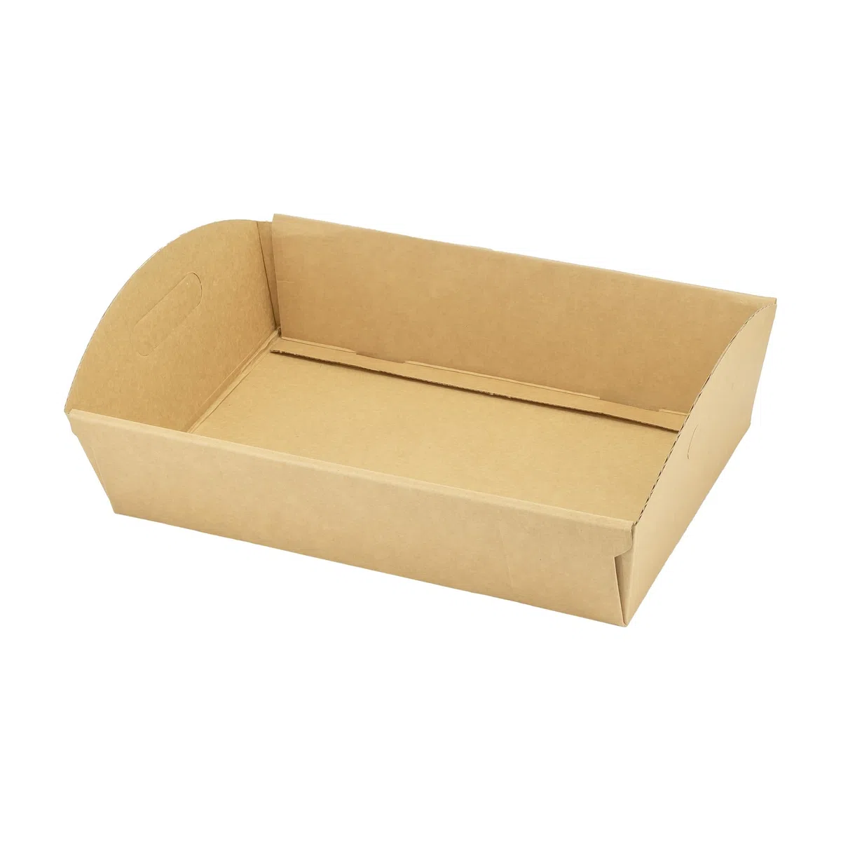 IMBALLAGGI 2000-10 Cesti Natalizi Vuoti con Manici 40x30x14,5cm, Cestini Scatole Cartone Mono Onda Liscio Avana Ideali come Cesto Natalizio Gastronomico, Ceste Alimentari Portaoggetti e Pacchi Regalo