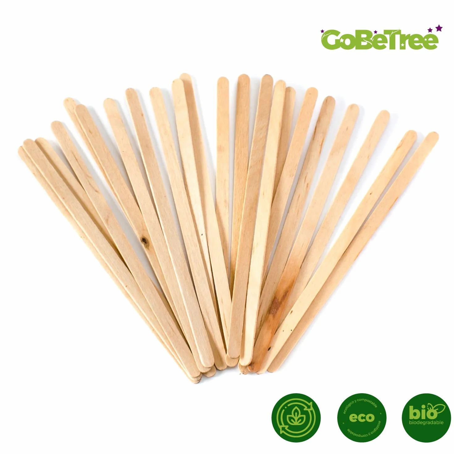 4000 Palettine da Caffè in Legno 14 cm Palettine Usa e Getta, Bastoncini per Mescolare Caffè e Tè, Bastoncini di Legno per Fai da Te