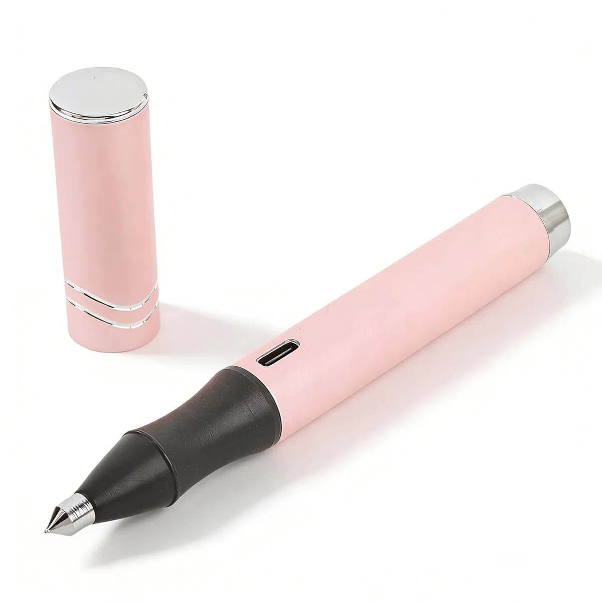 Penna per Lamina Calda in Alluminio Penna Multifunzione Ricaricabile con 4 Punte e 2 Rotoli di Foglio di Calore per Scrapbooking