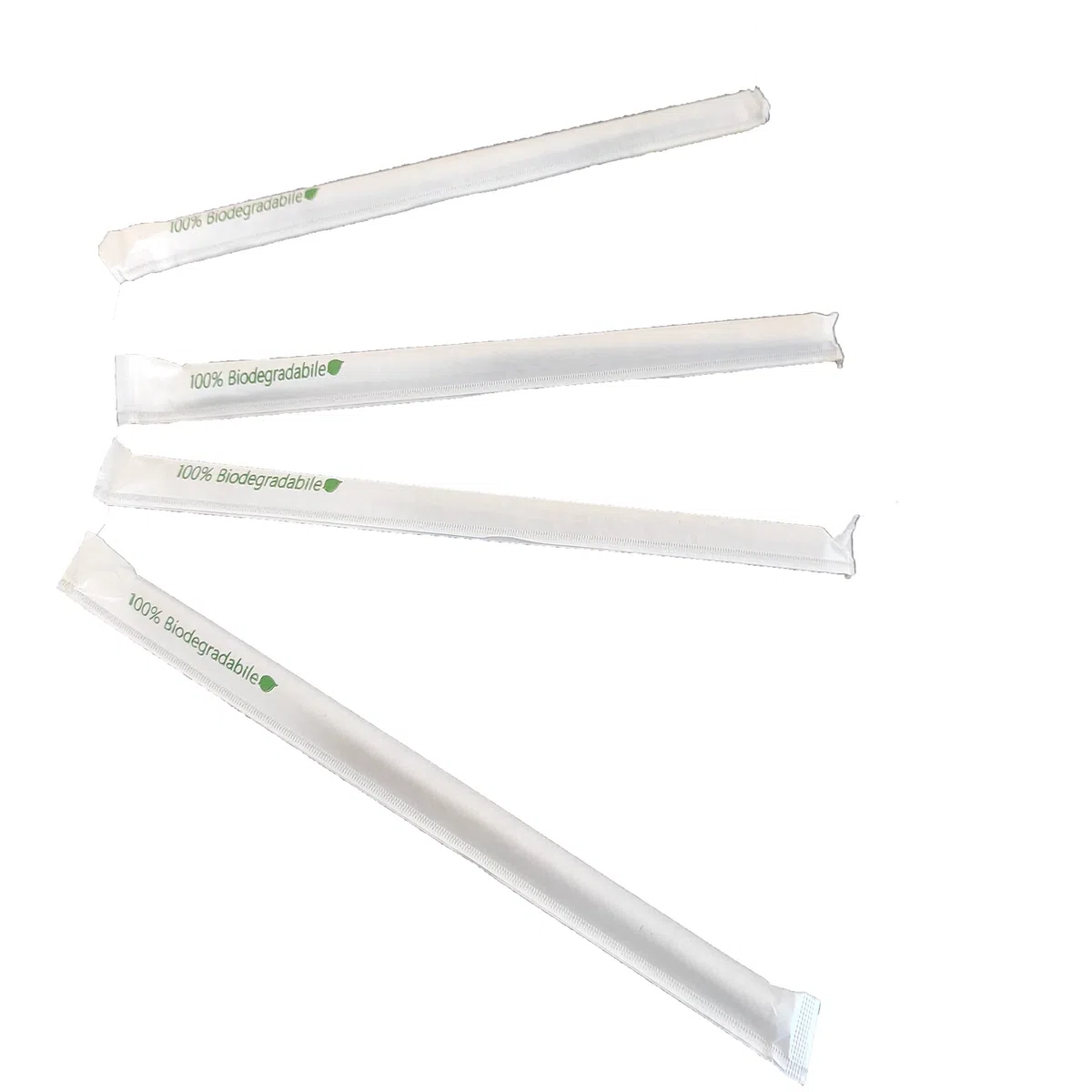 Leone Cannucce Kraft Imbustate Bio, 21 cm, conf. 250 Pezzi