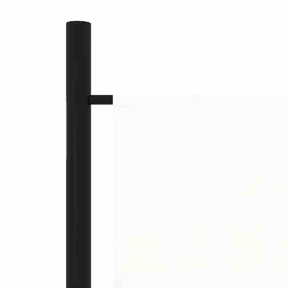 vidaXL Paravento a 3 Pannelli Divisorio Separè Byobu Pieghevole Schermo Separatore Ambienti Interni Protezione Privacy Bianco 150x180 cm