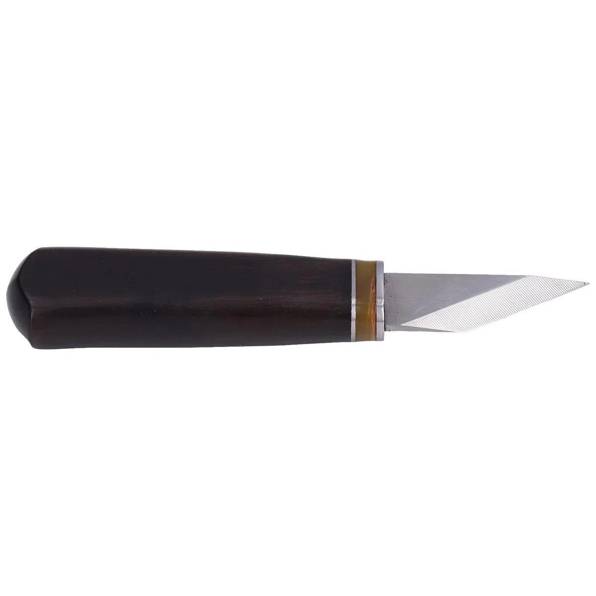 Coltello da Taglio per Pelle Professionale, Lama in Acciaio Inossidabile con Manico in Legno, Utensile da Taglio per Artigianato in Pelle Fai da Te, Skiver e Beveler per Cuoio