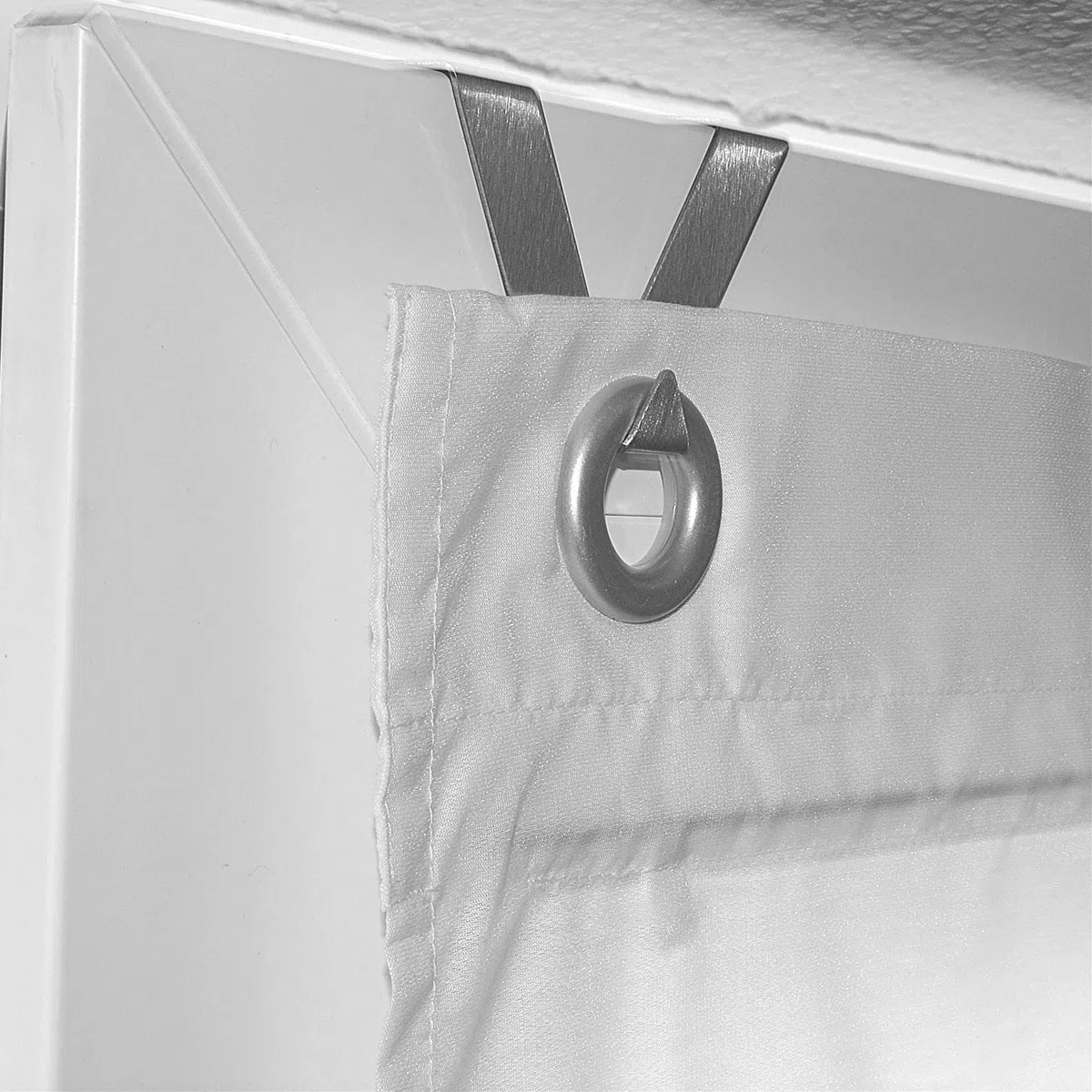 Tenda a pacchetto Jerry bianco con occhielli 60 * 140 cm