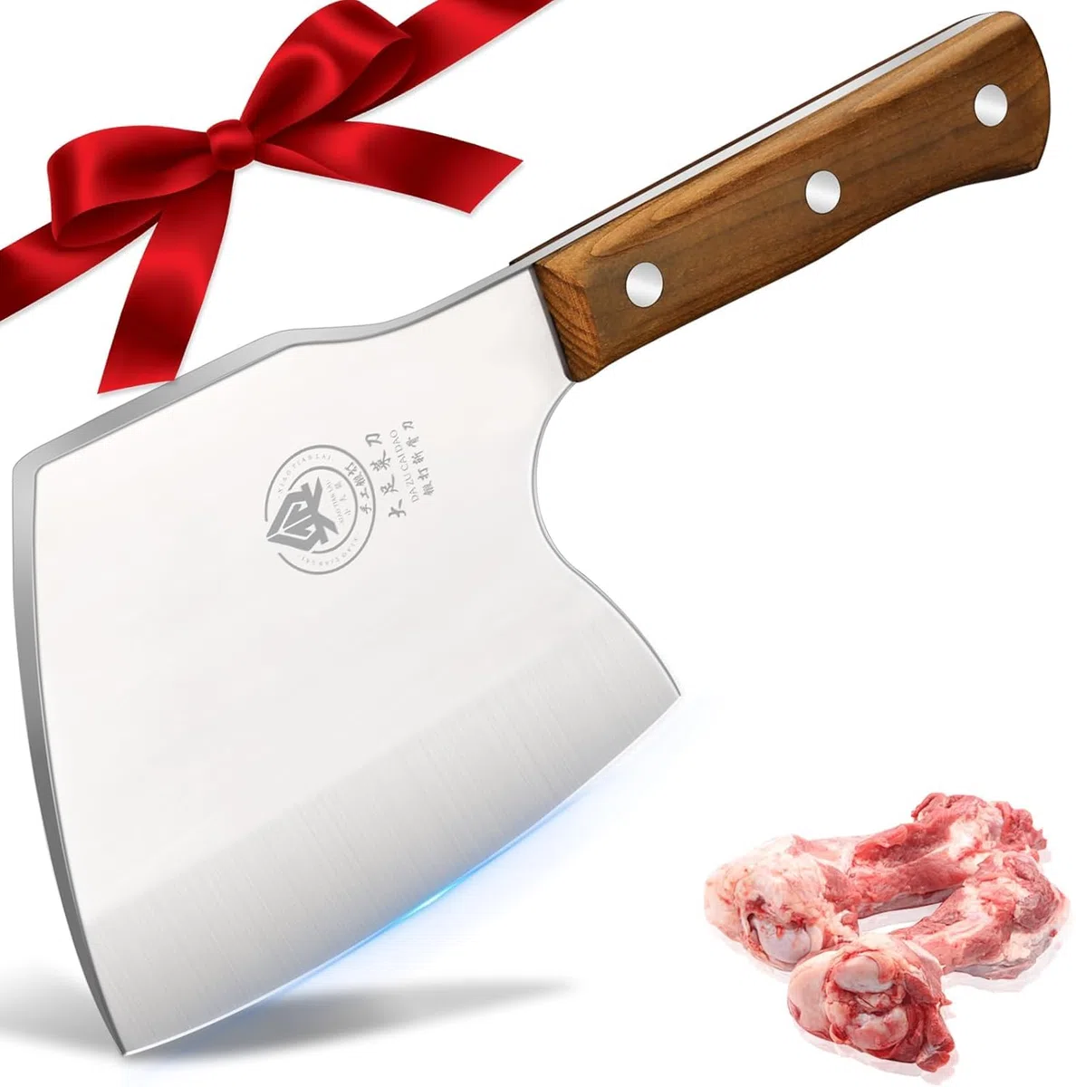 Plys Mannaia da Cucina Lama 15 cm Coltelli Macellaio Professionali Coltelli da Carne