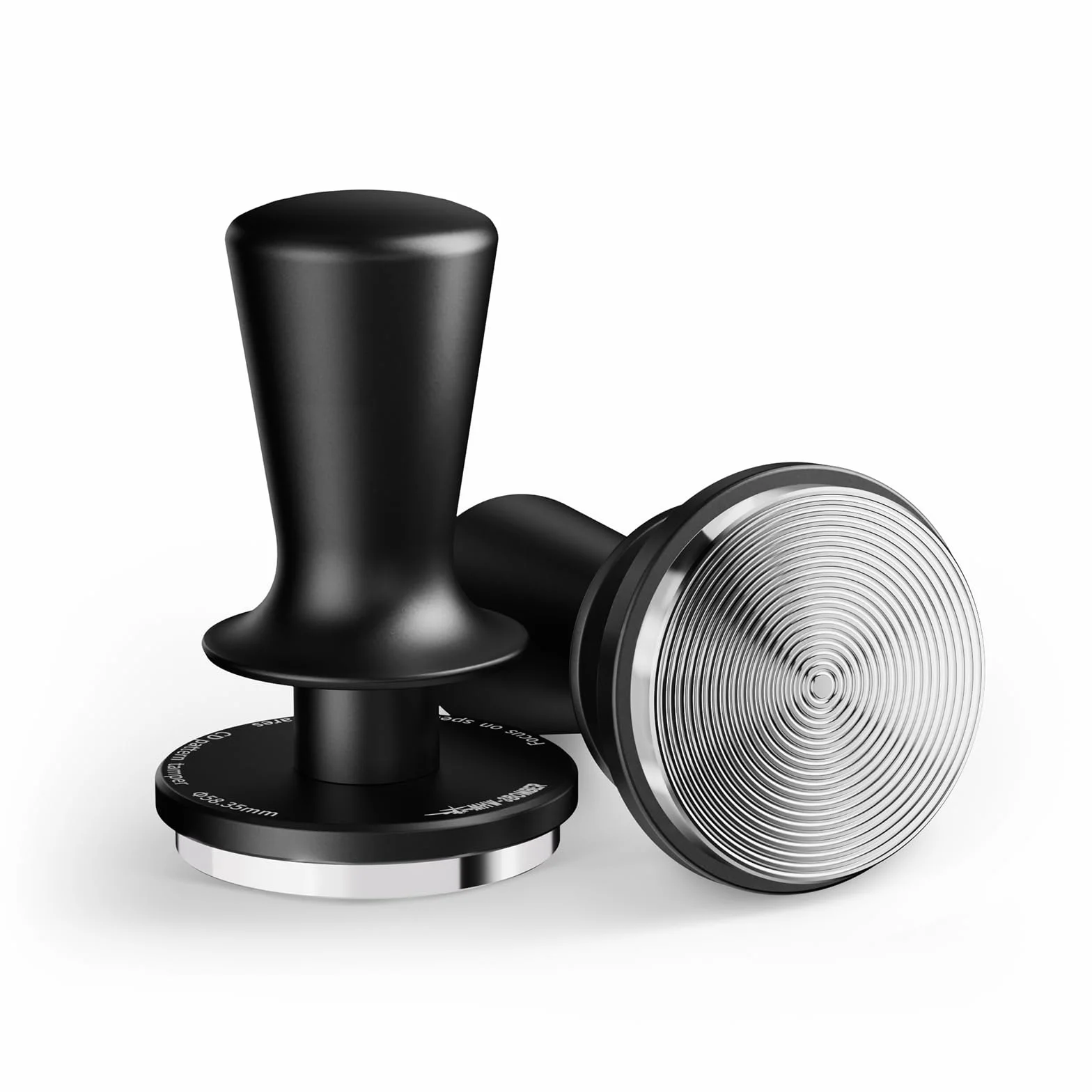 MHW-3BOMBER Tamper per caffè autolivellante da 58 mm, con rimbalzo automatico a 2 molle, strumento manomissione da 58,35 mm per macchine da espresso, strumento barista, T6101-OS