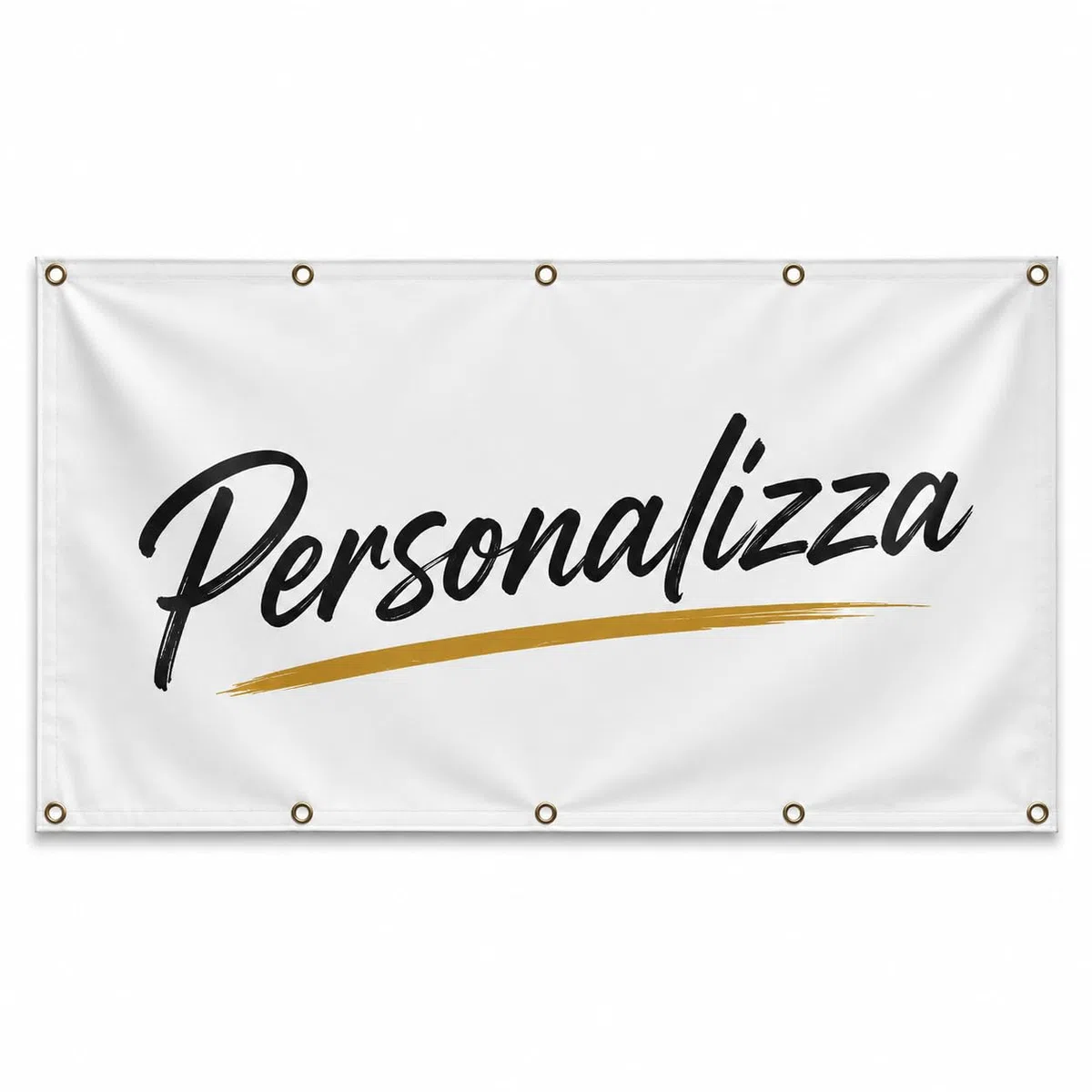 Banner PVC Personalizzato con Occhielli | Striscione Pubblicitario per Eventi, Compleanni, Negozi e Feste | Alta Qualità da Esterno