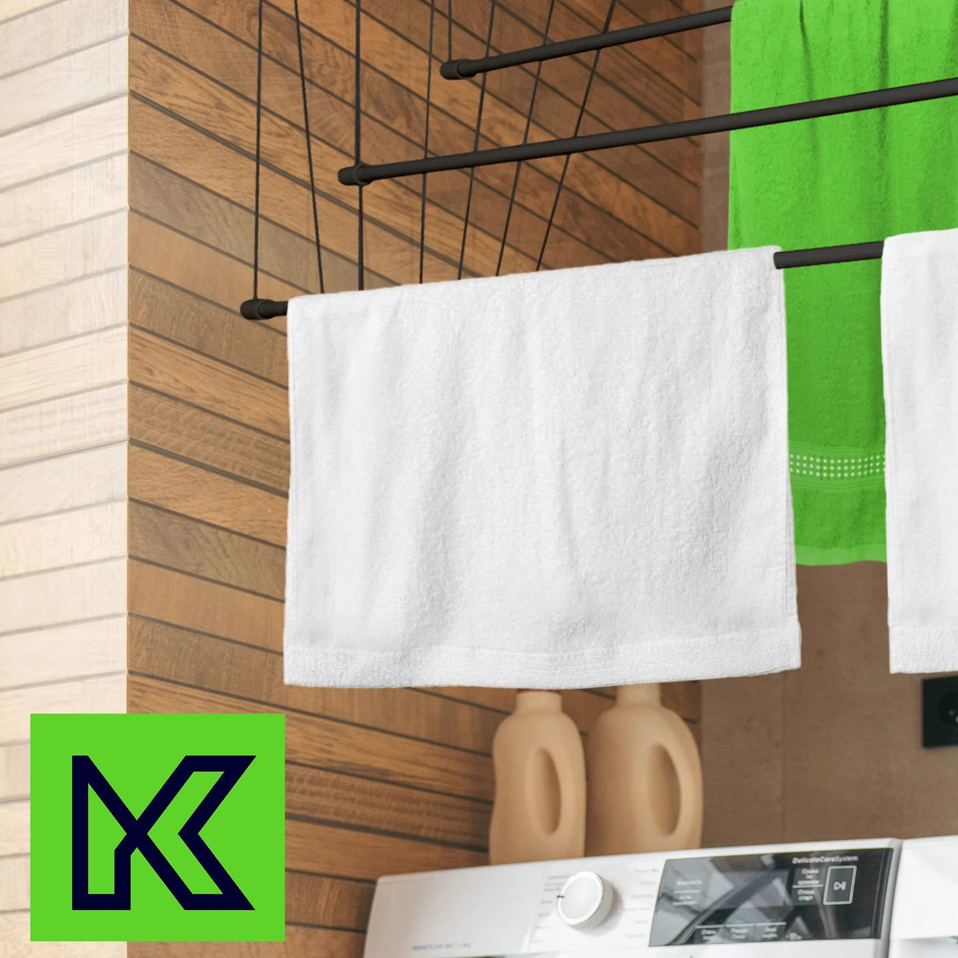 KADAX Stendibiancheria da Soffitto in Acciaio Rivestito in Polietilene, Stendino con Design Salvaspazio e Capacità di Carico di 12 kg (Nero, 6 x 100)