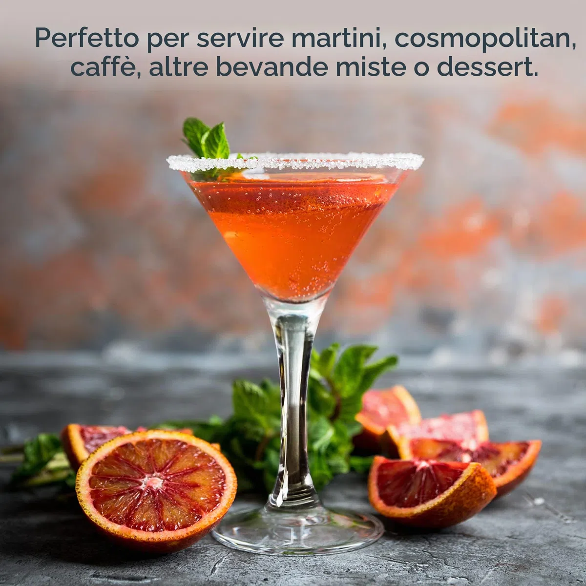 CRYSTALIA Set 4 Premium Bicchieri da Martini Cocktail 175 ml 100% SENZA PIOMBO. Set Coppa Vetro Martini Cocktail