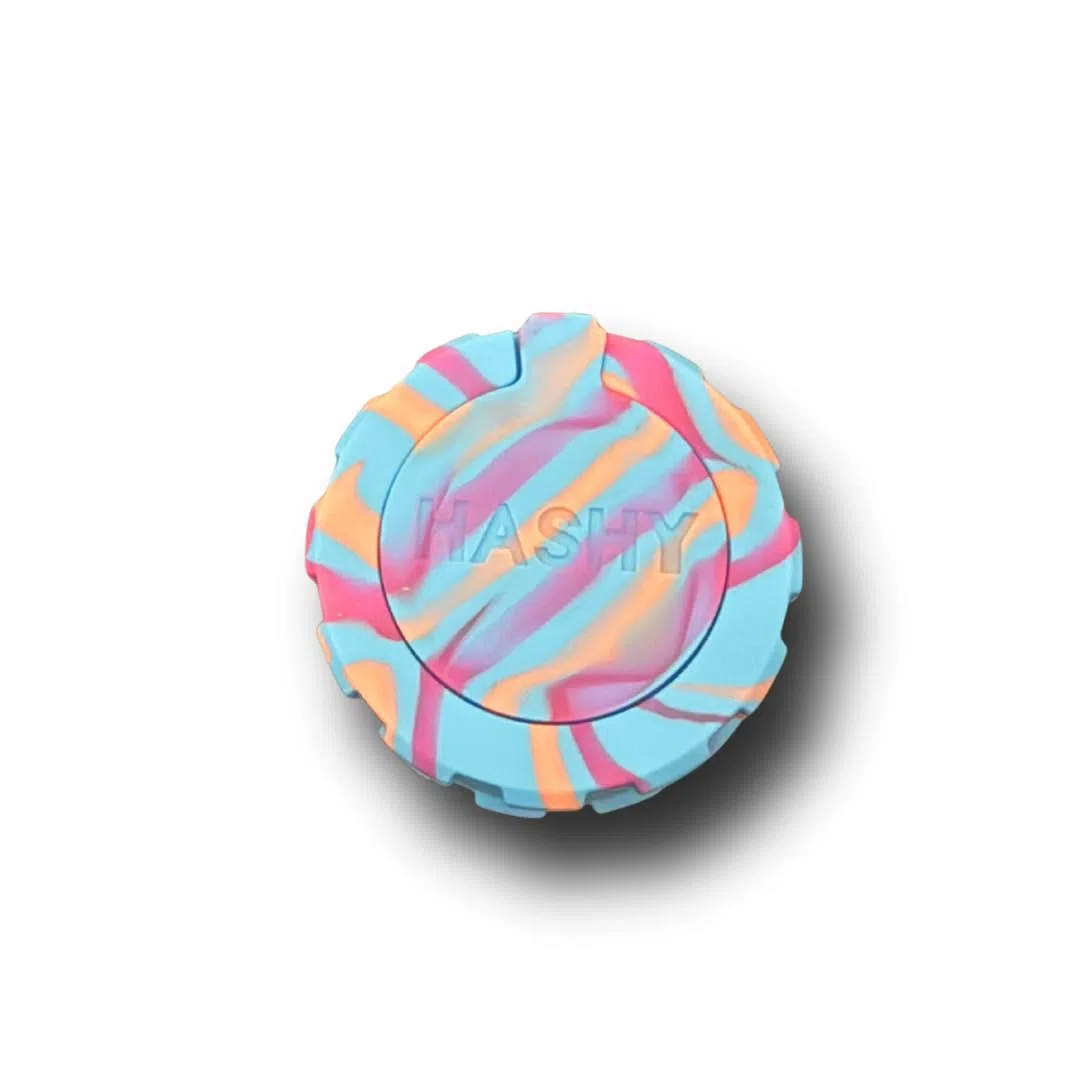 HASHY | GRINDER IN SILICONE PER RESINE | DIVERSI COLORI | (Multicolore celeste,rosa,viola)
