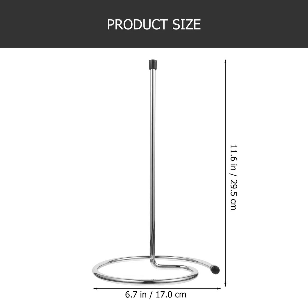 Tofficu Supporto 2 per Decanter in Inossidabile Asciuga Bottiglie Rapido Risparmio Spazio per Bar