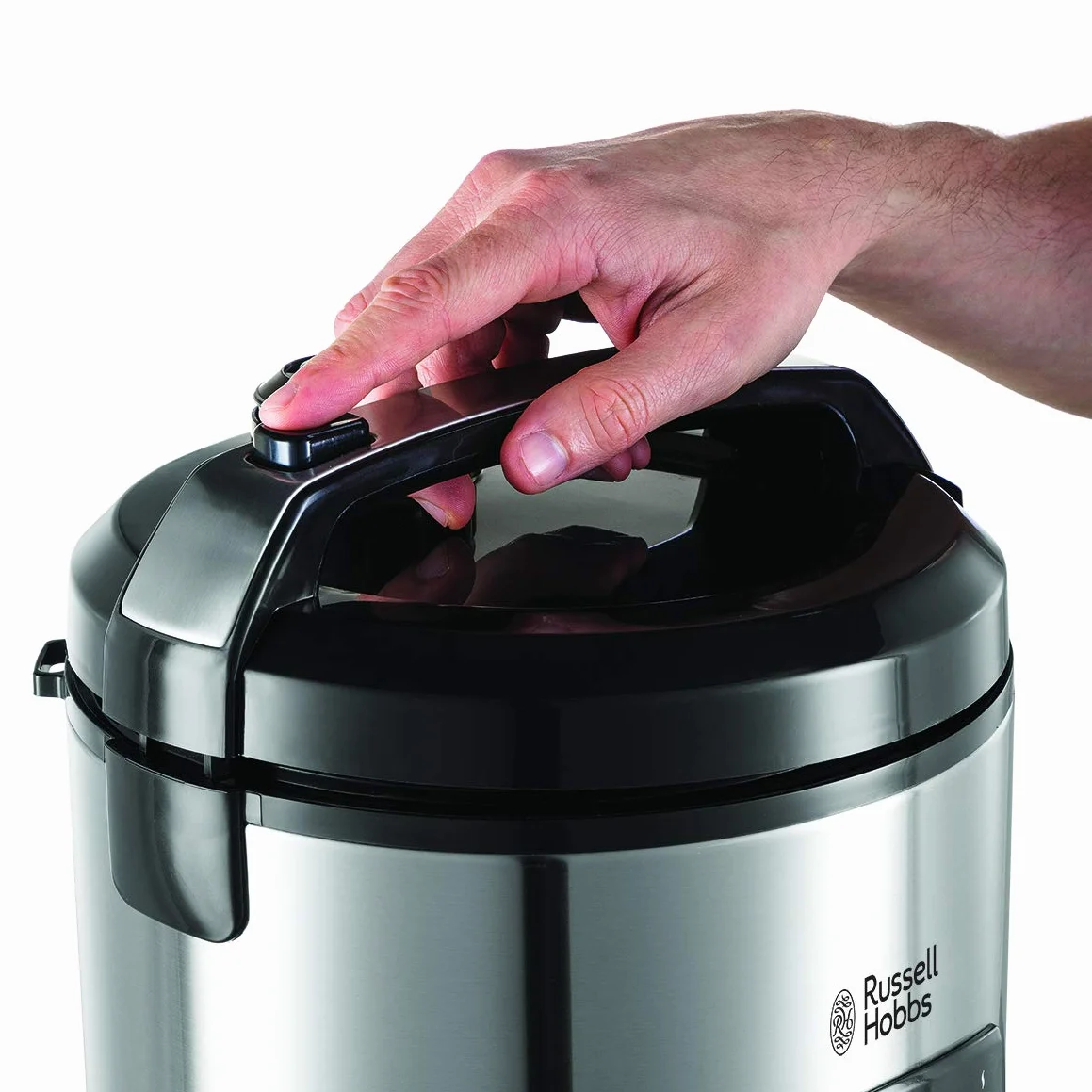 Russell Hobbs Cuociriso e Vaporiera 2 in 1, Multicottura, 6 tazze, 1.2 L, 500 W, Cesta per Carne e Verdure, Lavastoviglie ok, 27080-56 [Esclusiva Amazon]
