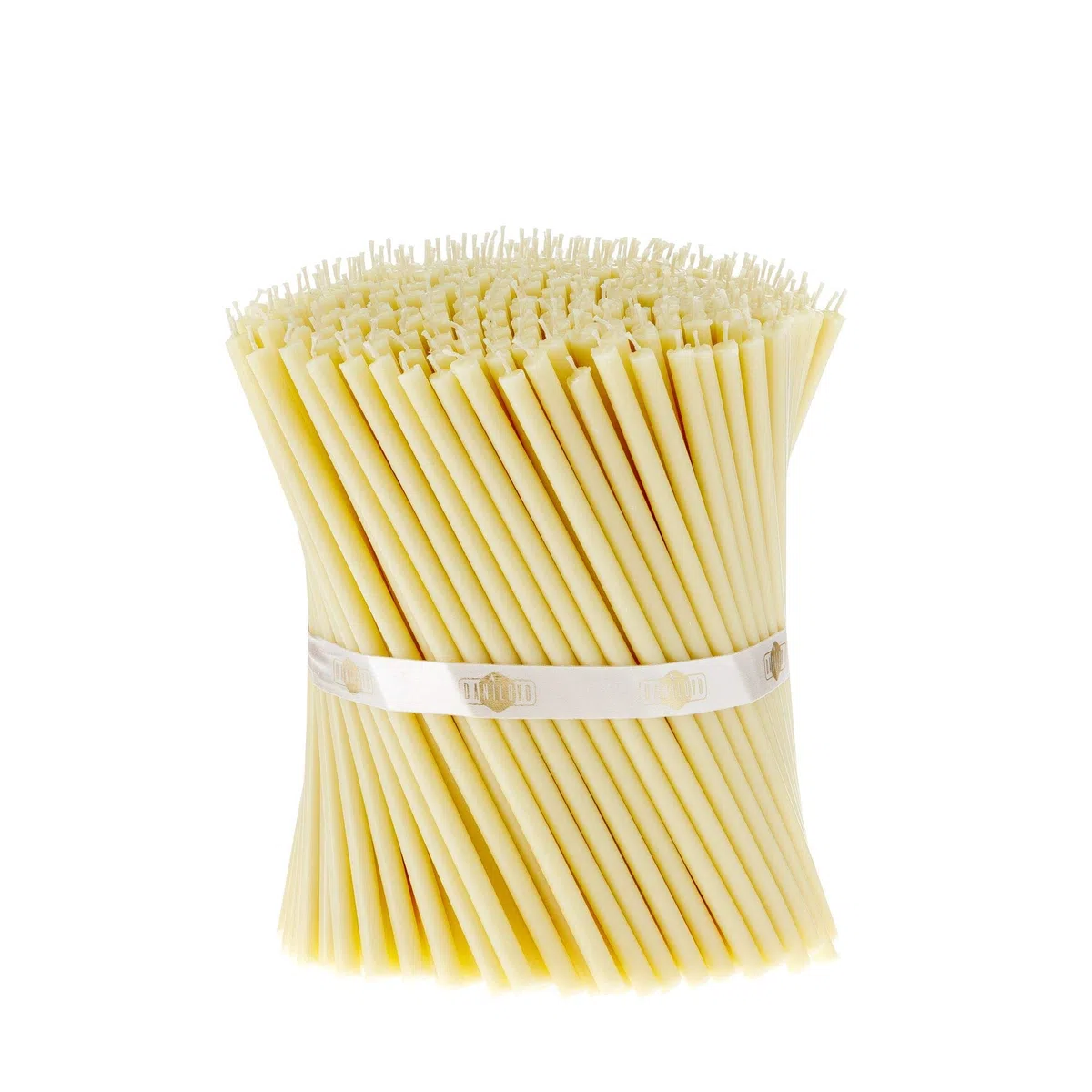 Danilovo 100 pz Candele in Cera d’Api Bianche – Candele Chiesa Ortodossa per Preghiere, Rituali, Lunghe, Morbide, N60, Altezza 19,5 Centimetri