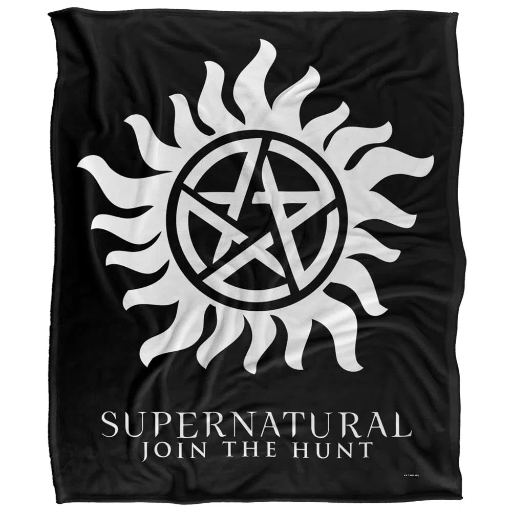 SUPERNATURAL Coperta super morbida al tatto, 152 x 127 cm