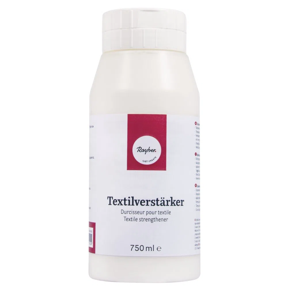 Rayher indurente per tessuti, contenuto 750 ml, a base d’acqua, trasparente, per indurire tessuti, cuoio, carta, 34509000