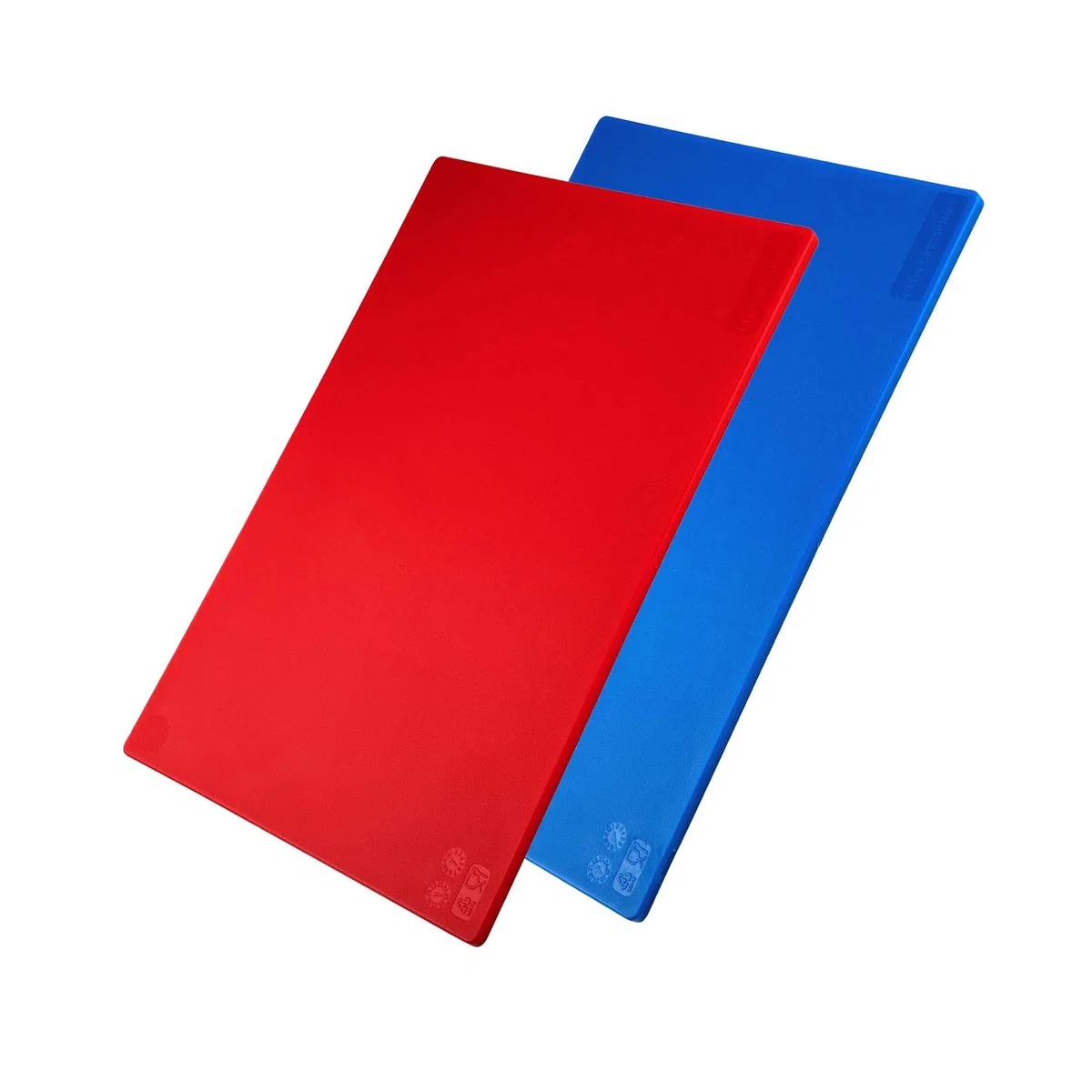 FMProf. coppia di taglieri Rosso Blu col. HACCP