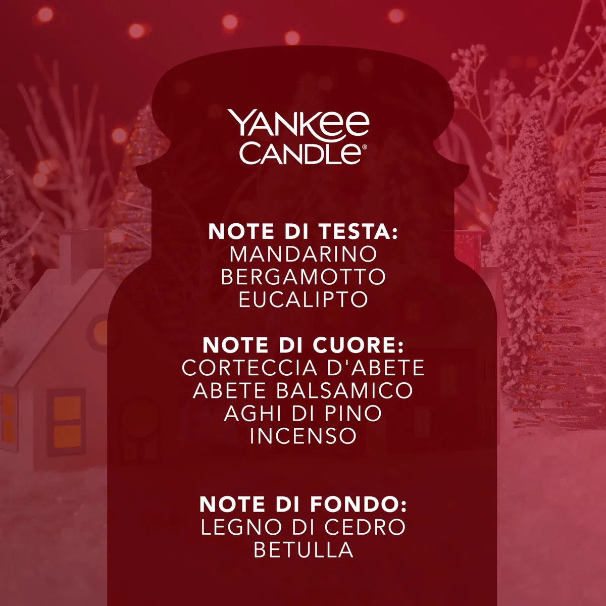 Yankee Candle Candela profumata in giara grande | Magia natalizia | Durata Fino a 150 Ore | Regali perfetti per le donne