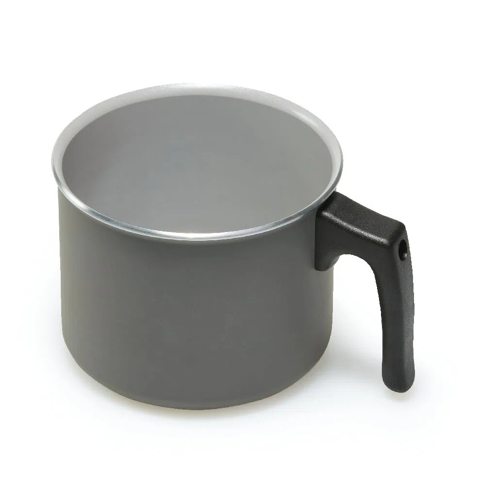 Moneta Melodia Finegres Bollilatte 14cm, rivestimento naturale FineGres (NO PFAS), anche per induzione. 100% Made in Italy.