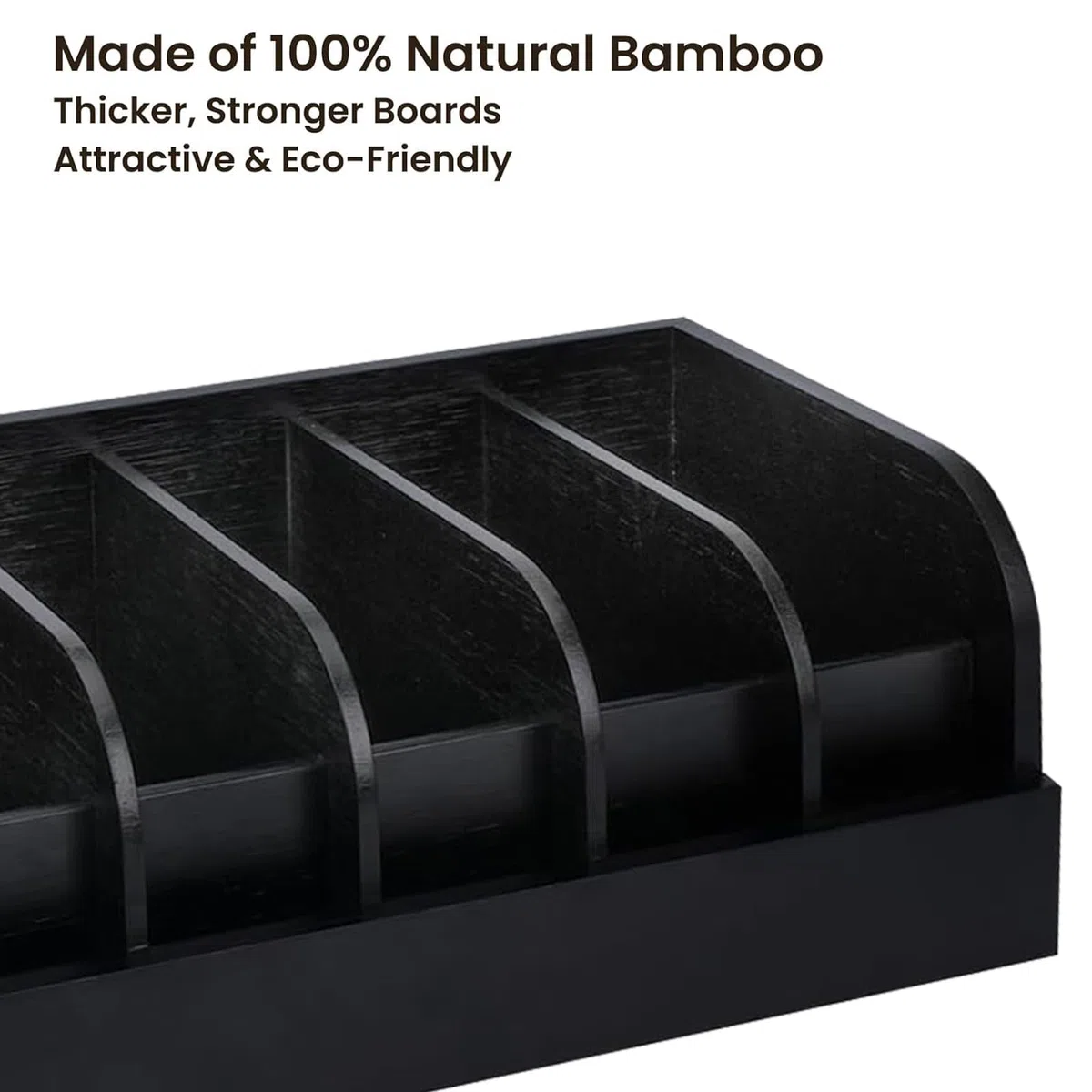 Organizer Cassetti per Cinture, 6 Scomparti Espositore per Cintura Portacinture-Porta Cintura in Bambù per Armadio e Cassetto, Organizer per Cinture da Uomo e da Donna