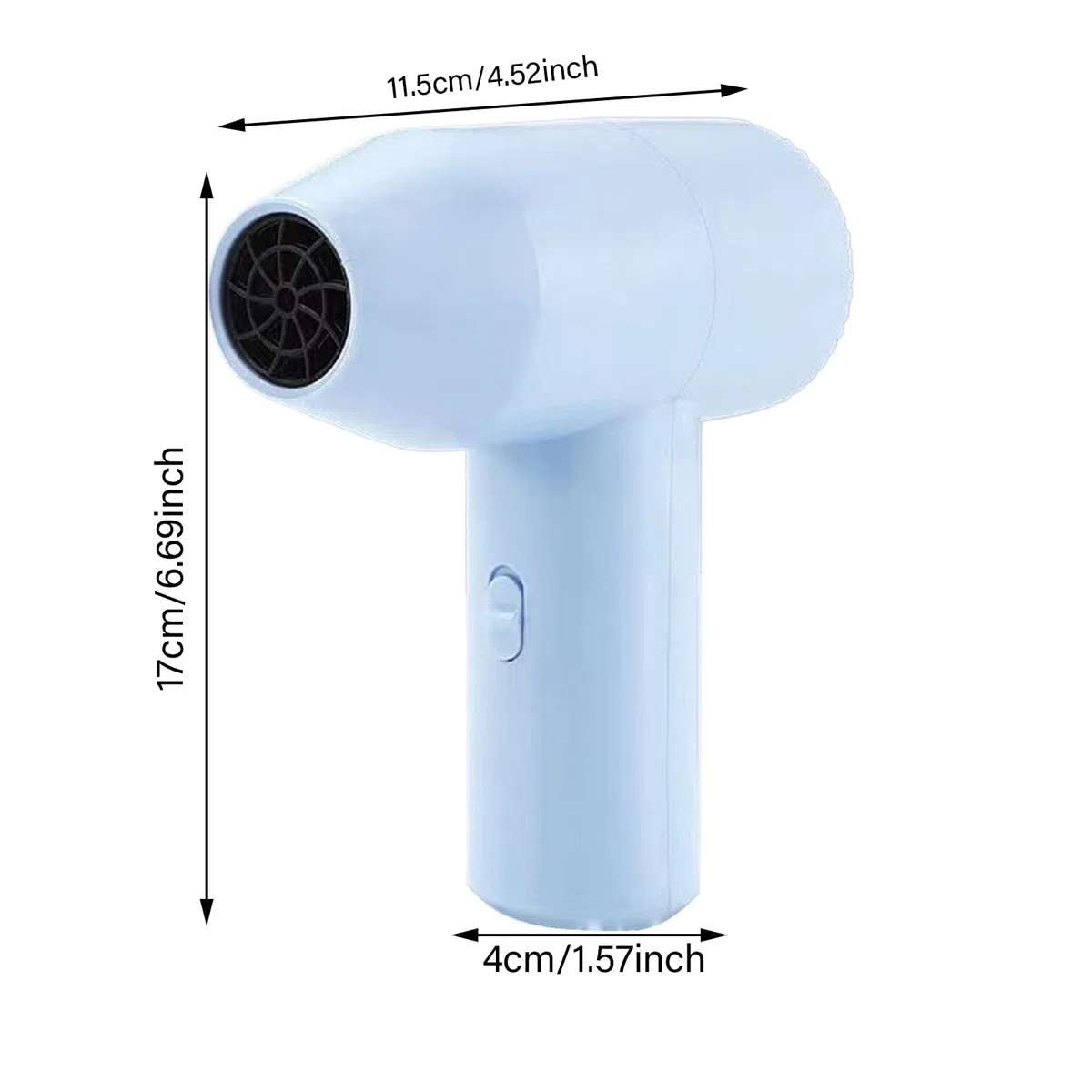 Mini soffiatore di calore - ventilatore artigianale a base di batteria, macchina ad aria calda silenziosa | Assistente di asciugatura portatile per progetti fai da te con design silenzioso,