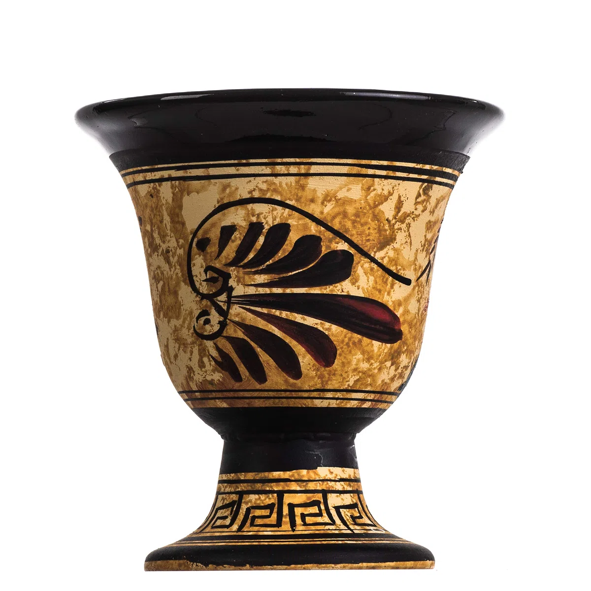 Tazza di Giustizia di Pitagora Fiera di Pitagora Tazza greca antica Zeus in ceramica dipinta a mano utilizzabile