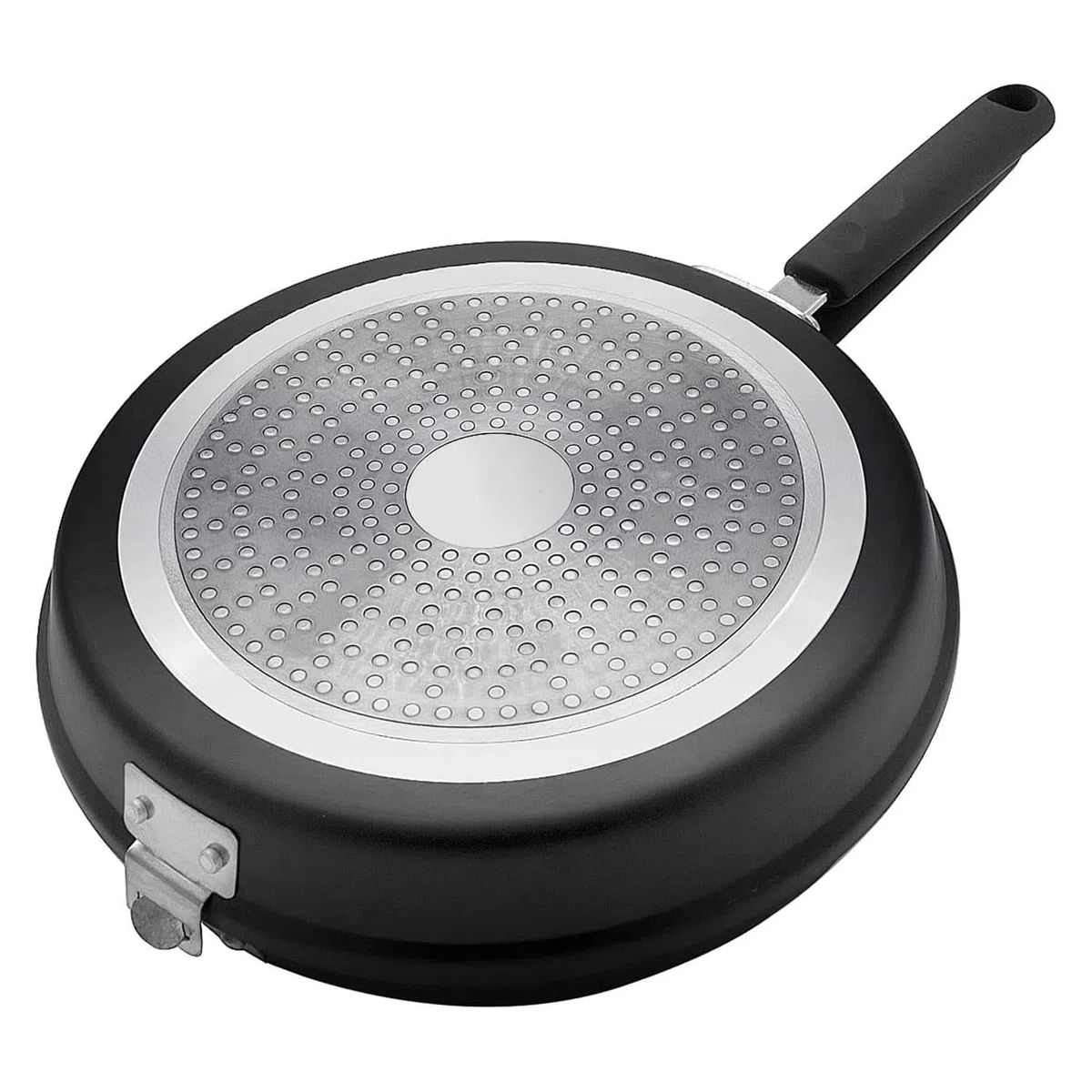 MGE - Girafrittata in Alluminio con Rivestimento Antiaderente - Padella Doppia per Frittata - Girafrittata Induzione - Padella per Frittata Doppia Antiaderente - Ø 26 cm