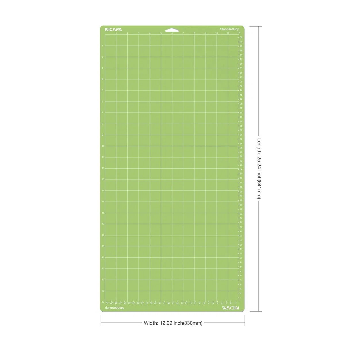 Tappetino da taglio standard grip per Cricut Maker 3/Maker/Explore 3/Air 2/Air/One, da 30,5 x 61 cm, in confezione da 3 pezzi, adatto a carta Kraft, carta vinilica, ecc.