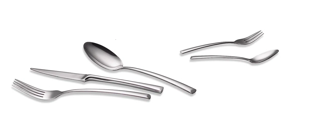 ECHTWERK Posate Avelino, Silver Edition, 30 Pezzi, Posate per 6 Persone, Acciaio Inossidabile 18/10, Lucido, Set di Posate, per tavoli Festivi, con Scatola di immagazzinaggio