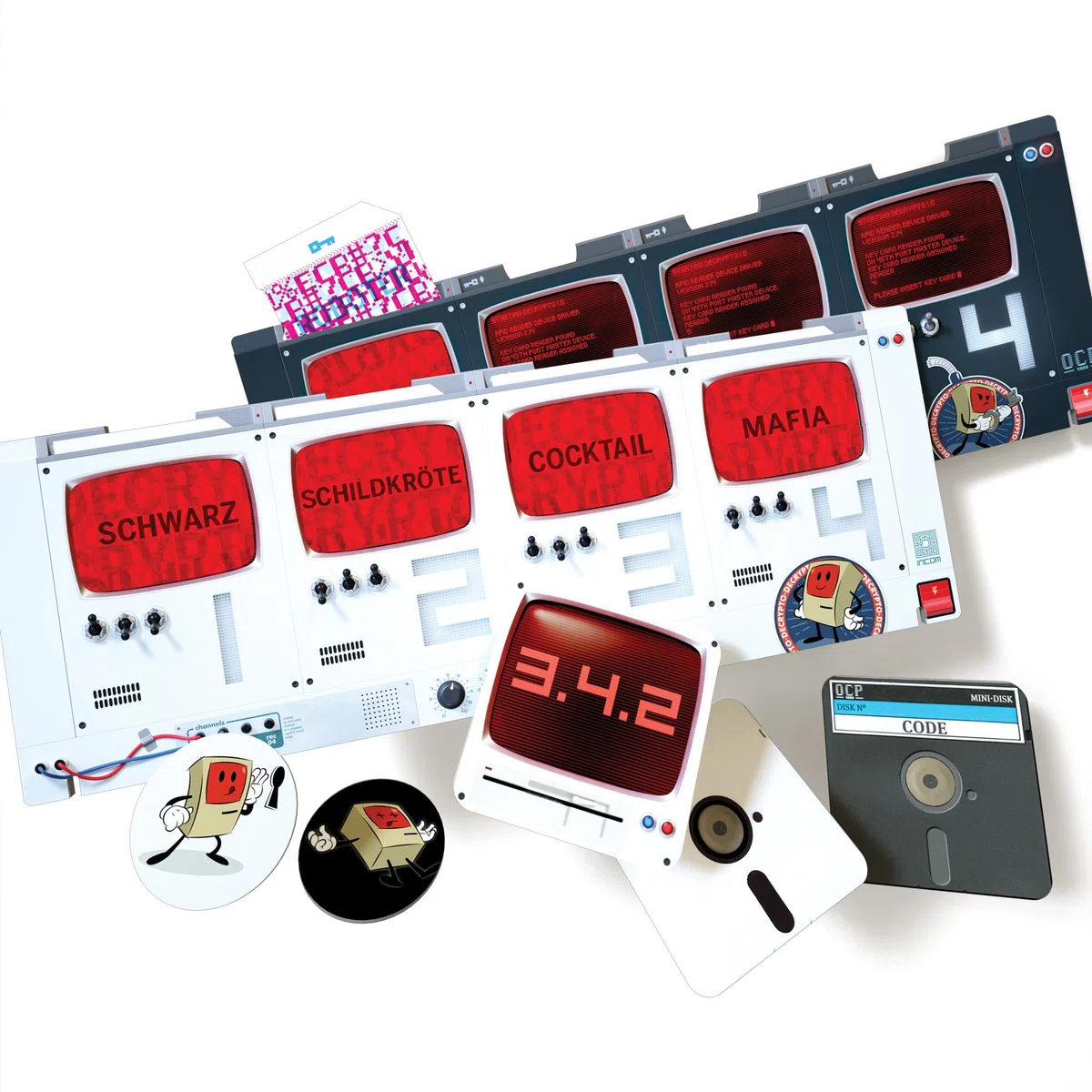 Asmodee Decrypto Deduzione Bambini e Adulti - Lingua Tedesca