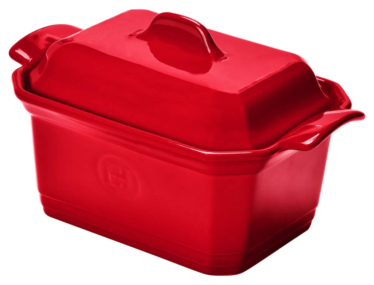Emile Henry EH349706 Terrina per Il Foie Gras con Peso, Marsala