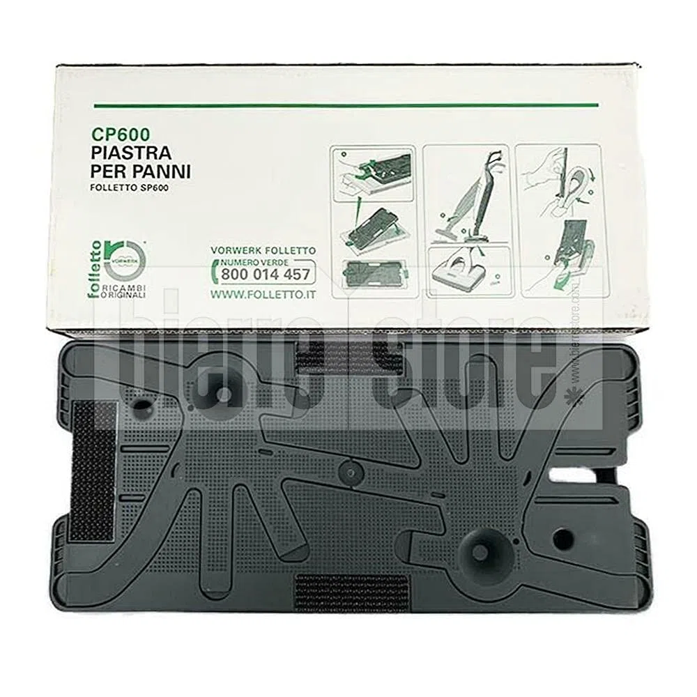 VORWERK FOLLETTO PIASTRA PORTAPANNI ORIGINALE PER PULILAVA SP600 SP600S
