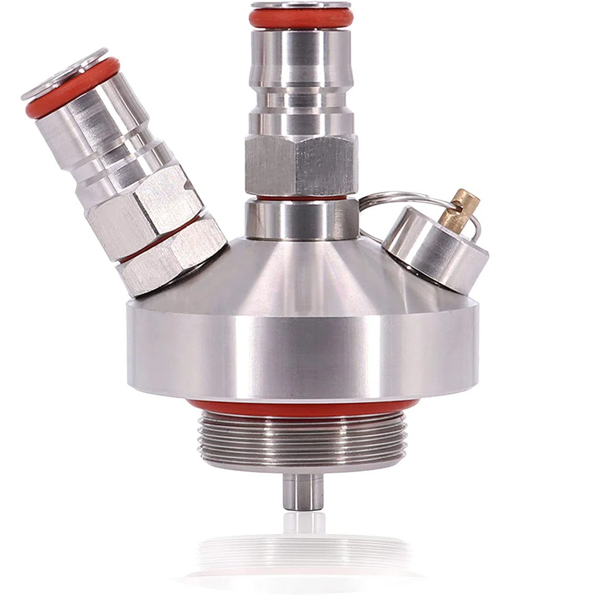 POFET Merrday - Mini dispenser per birra in acciaio inox 304, per birra, per coltivatori di birra artigianali