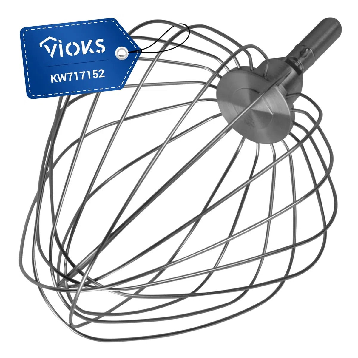VIOKS KENWOOD KW717152 - Frusta per robot da cucina Chef XL Major Cooking Chef Frusta in acciaio inox 9 fili