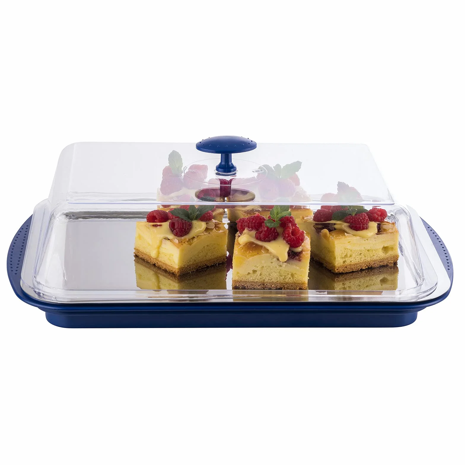 Sistema termico in acciaio inox APS 9090 43 cm x 19 cm, blu, 2 pezzi